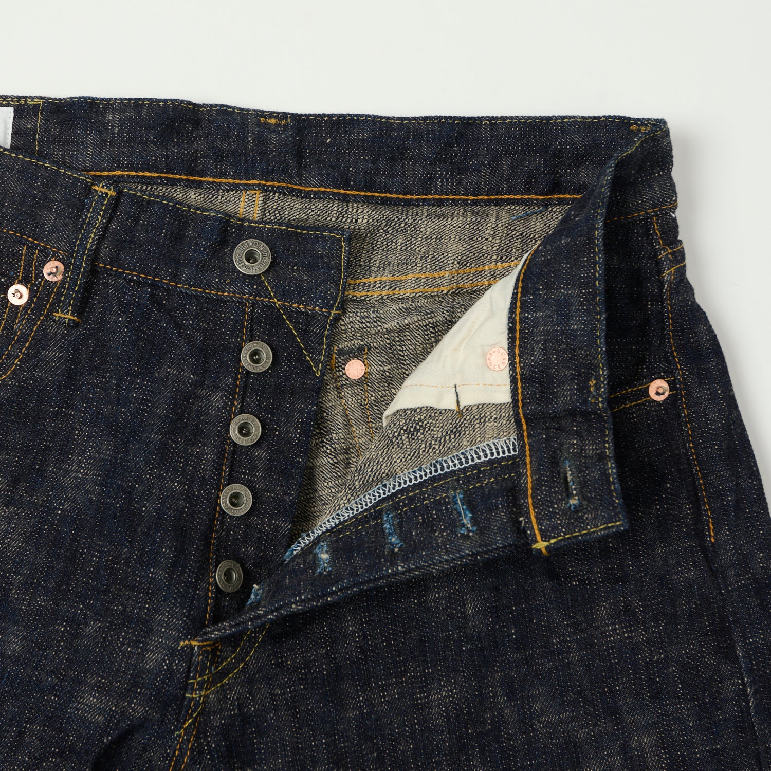 ONI Denim 505-Kasuri 17oz Regular Straight Jean - One Wash