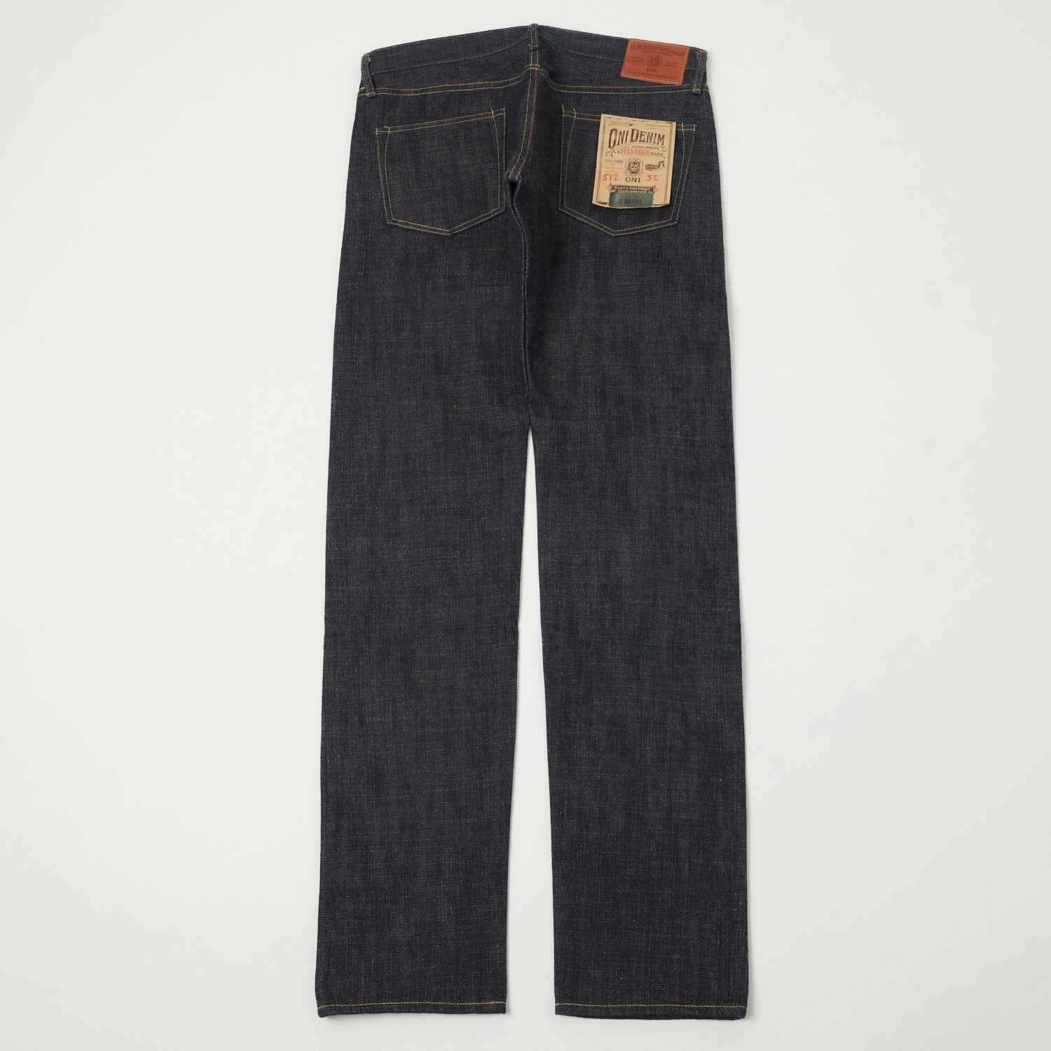 ONI Denim 512 14oz Slim Straight Jeans - Raw