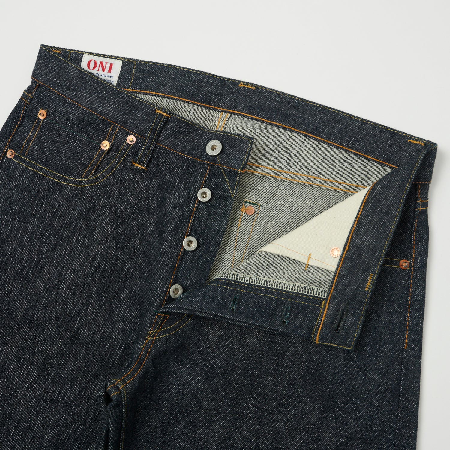 ONI Denim 552 14.5oz Slim Straight Jean - Raw