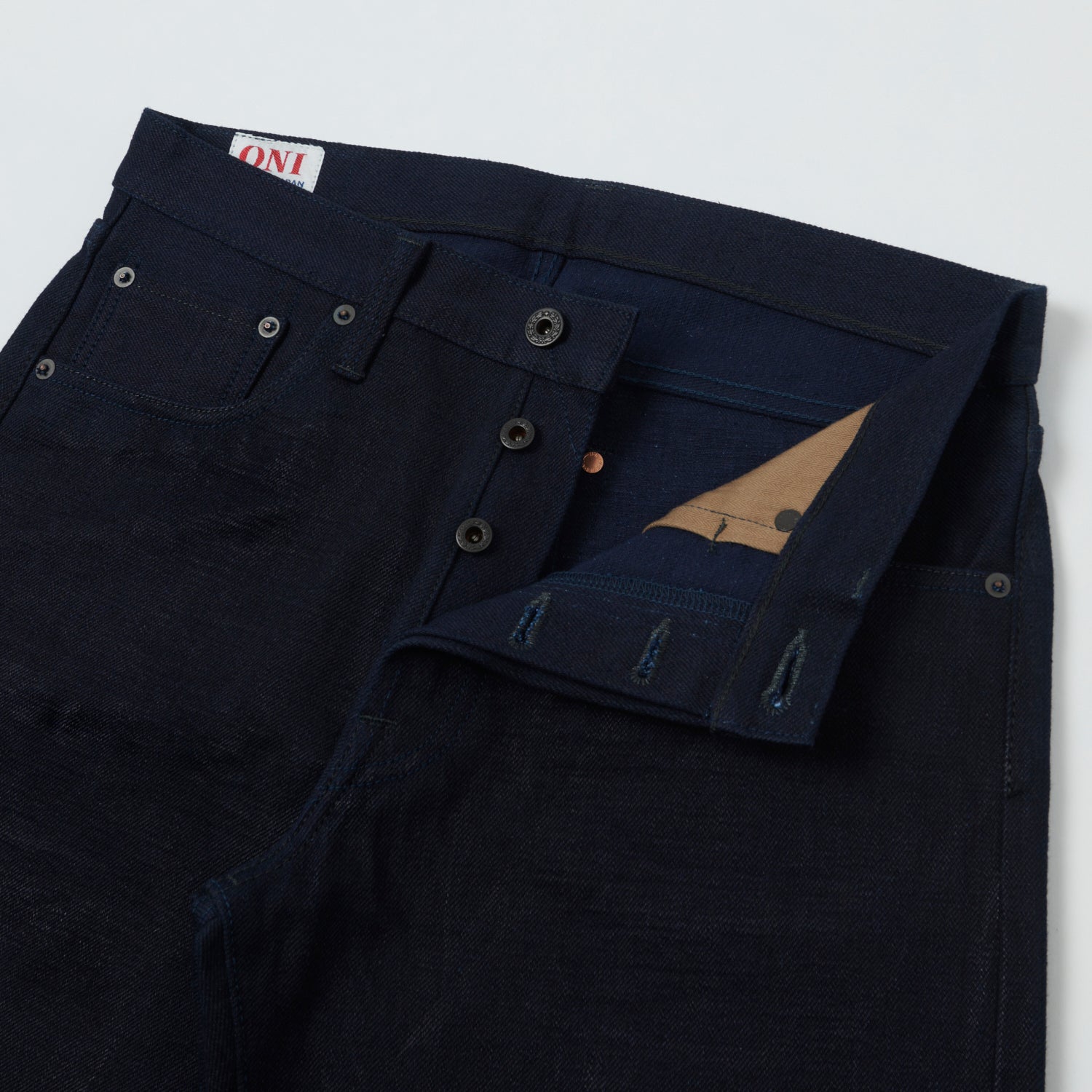 ONI Denim 552 Double Indigo 17oz Slim Straight Jean - Raw