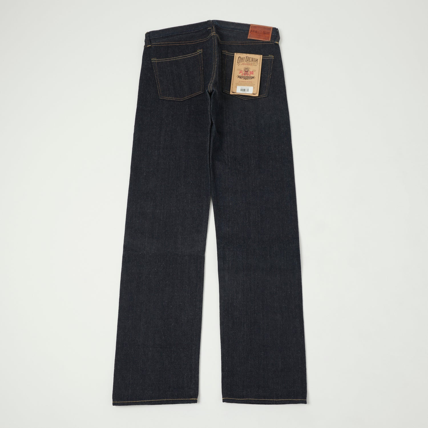 ONI Denim 575 22oz Natural Indigo 'Kabuki' Selvage Slim Straight Jean - Raw