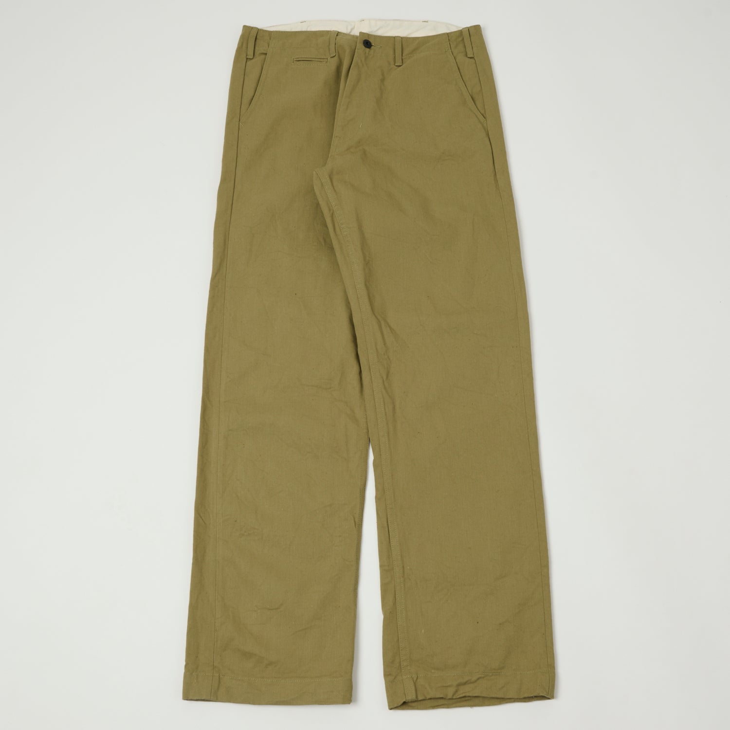 ONI Denim 777-BRD 'British Drill' Wide Straight Jean - Tan One Wash