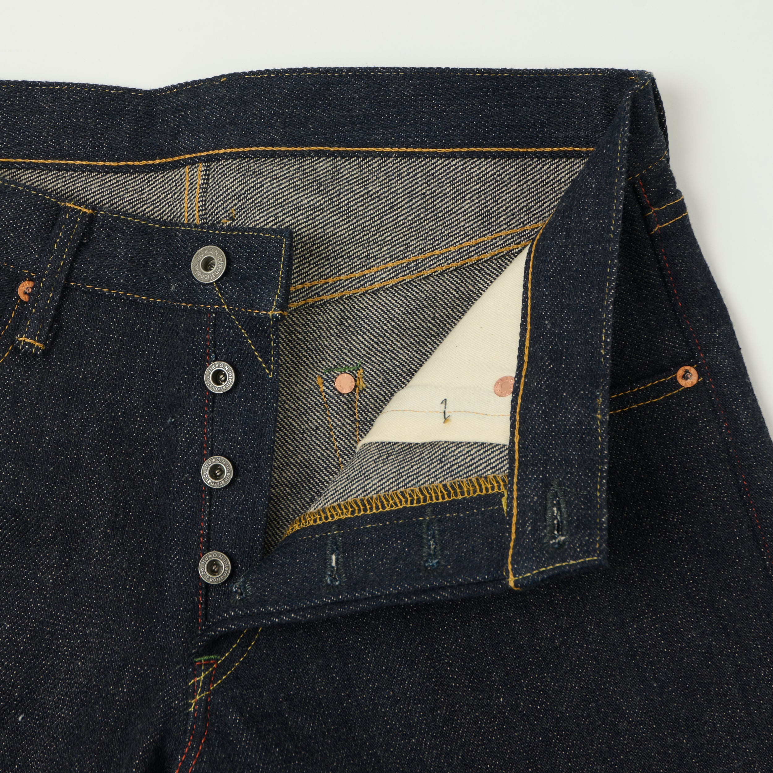 ONI Denim 622 22oz Natural Indigo 'Kabuki' Regular Tapered Jean - Raw