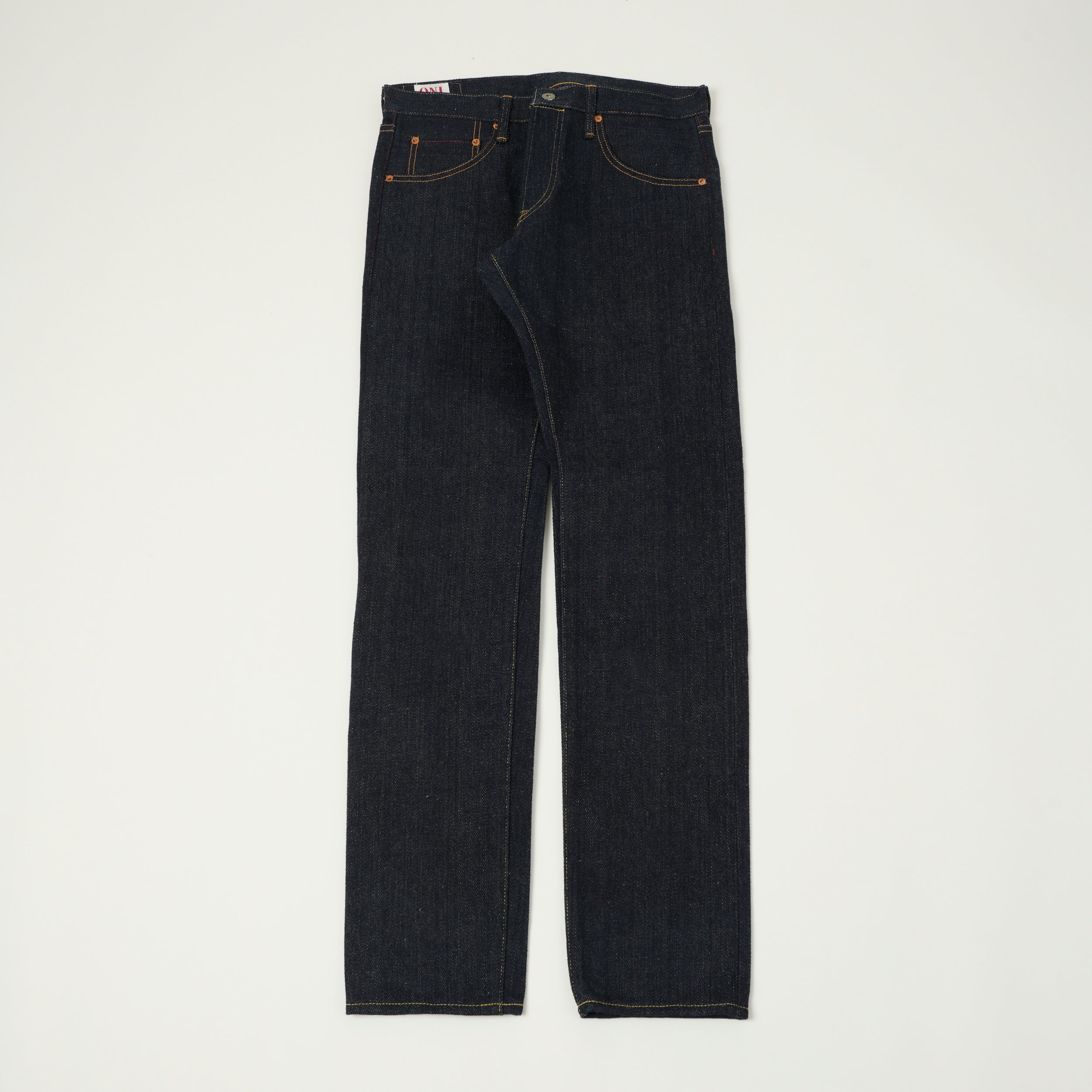 ONI Denim 622 22oz Natural Indigo 'Kabuki' Regular Tapered Jean - Raw