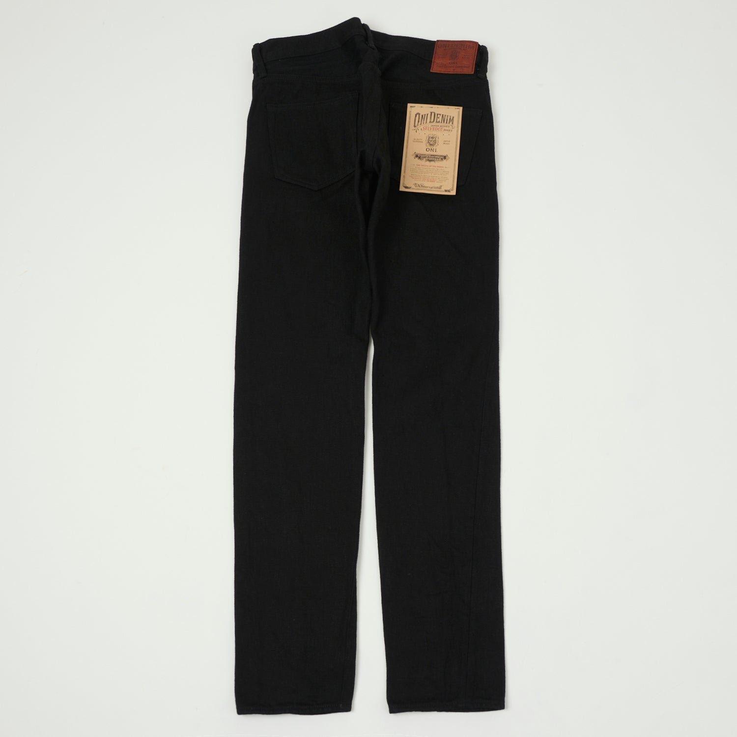 ONI 622ZR-BK 20oz Secret Denim Relaxed Tapered Jean - Black One Wash