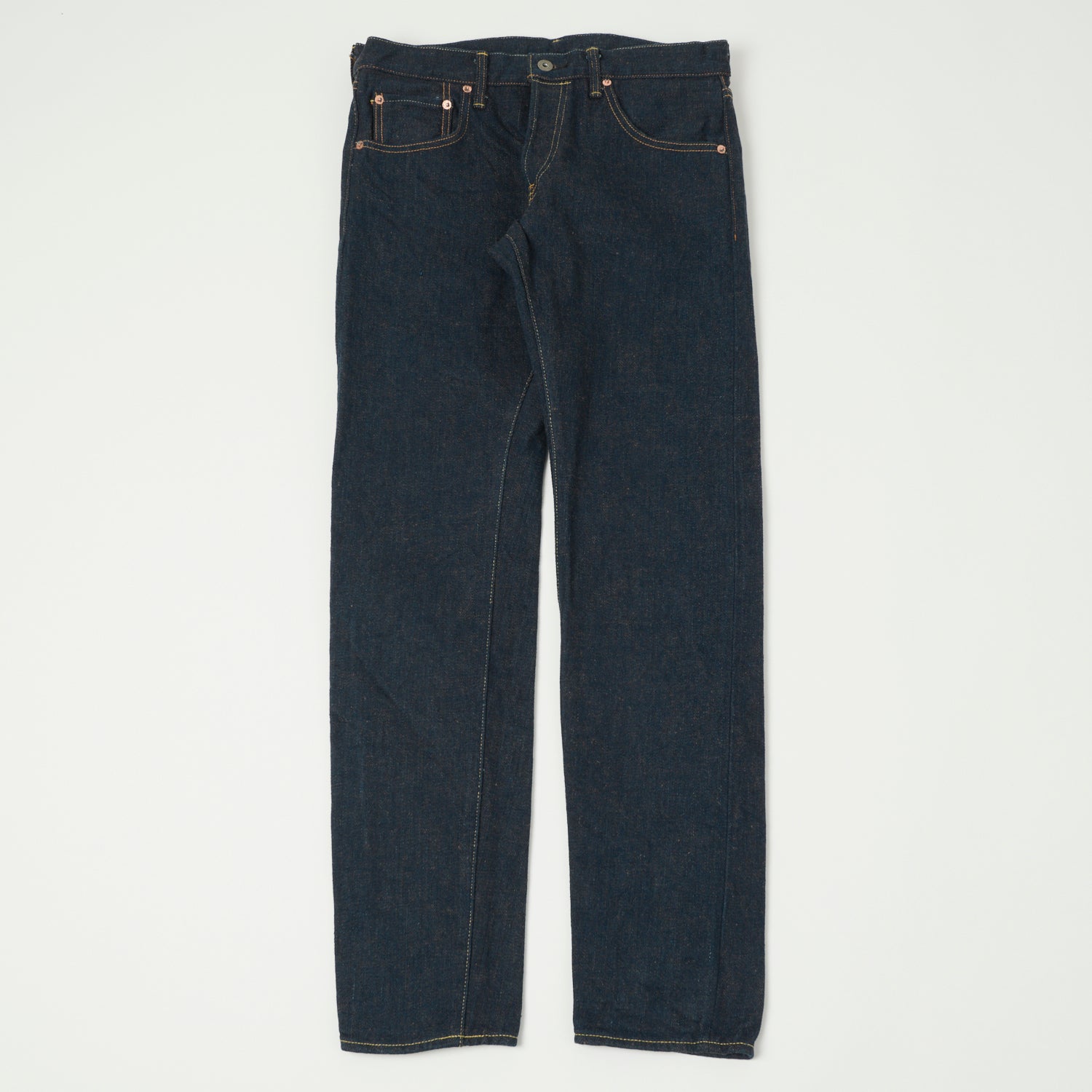 ONI Denim 622ZR-KAKBR 20oz Secret Denim Relaxed Tapered Jean - One Wash