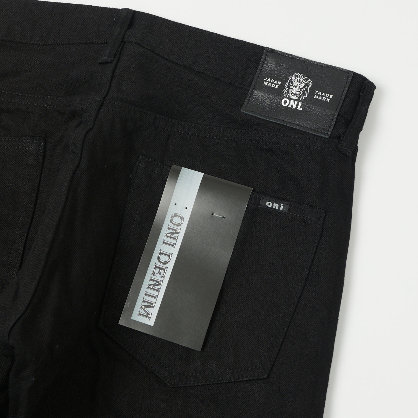 ONI Denim 642-13BK 13oz Regular Tapered Jean - Black One Wash
