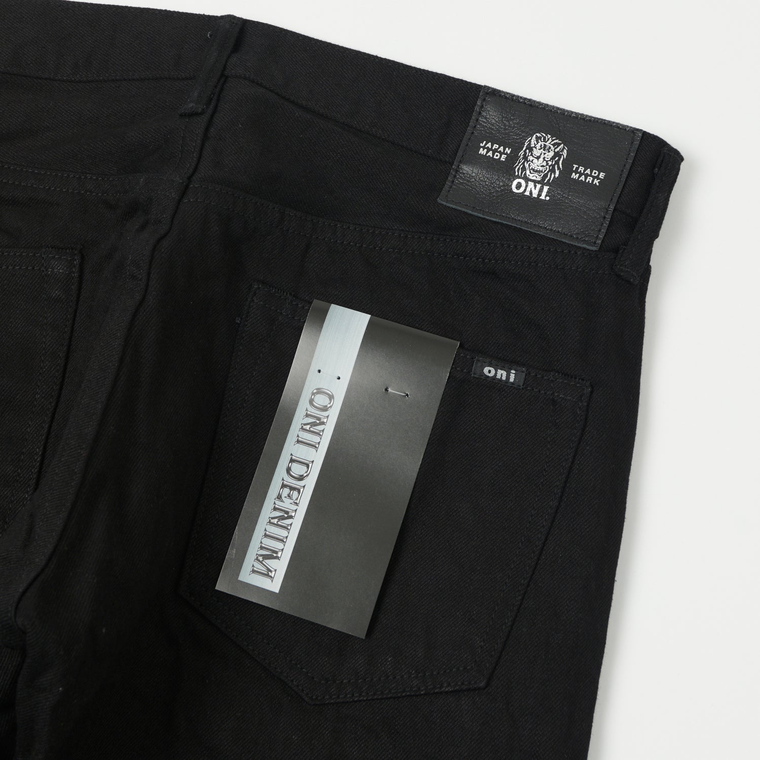 ONI Denim 642-13BK 13oz Regular Tapered Jean - Black One Wash