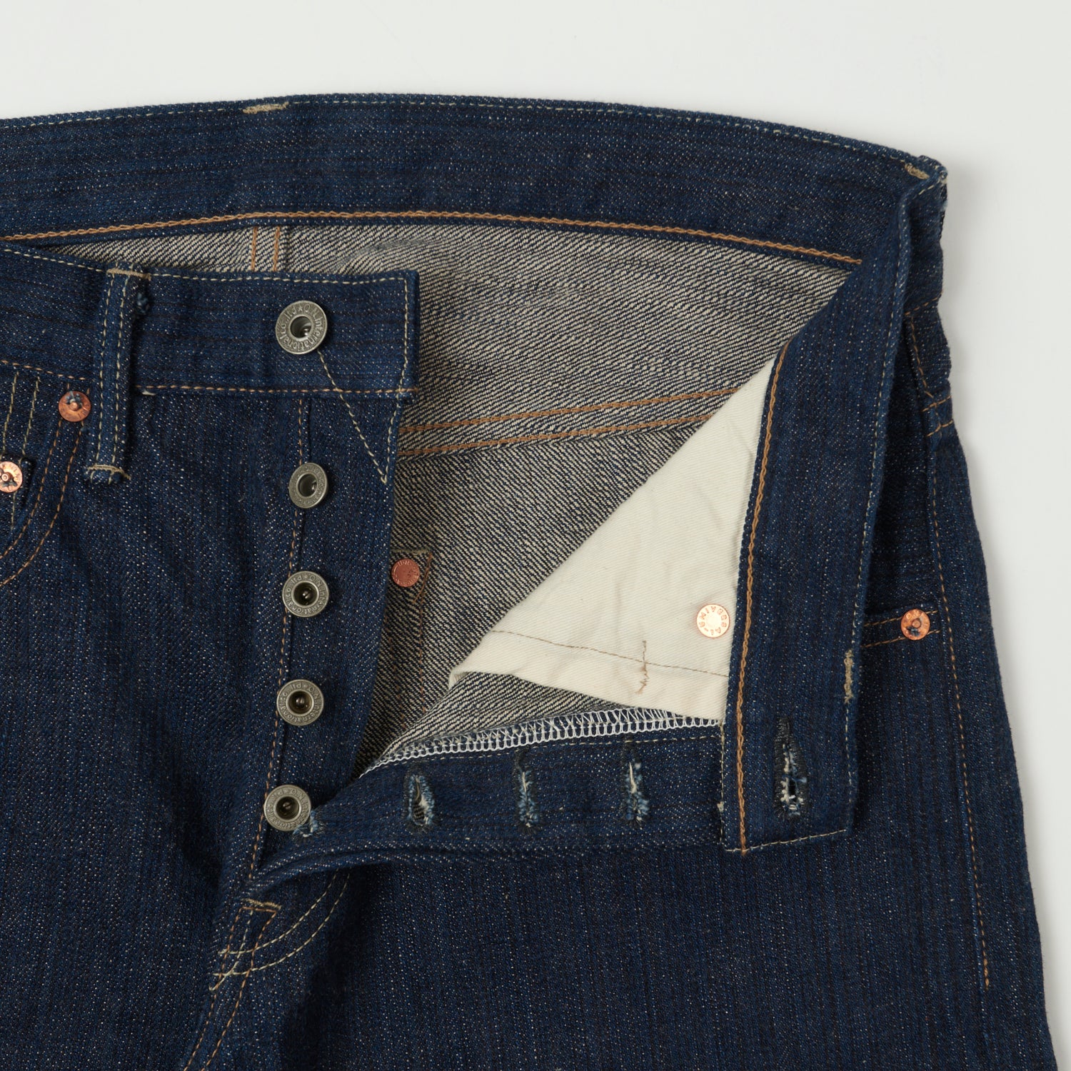 ONI Denim 679 Kiwami Natural Indigo 16oz Slim Tapered Jean - One Wash