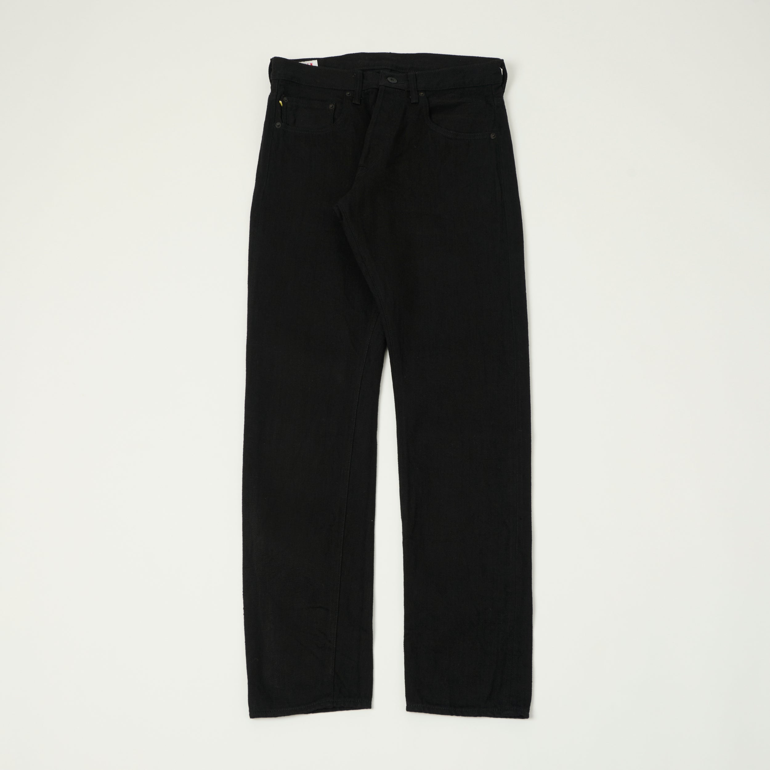 ONI Denim 689 Kiraku II 12oz Natural Indigo Slim Tapered Jean - Black One Wash