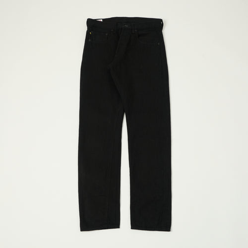 ONI Denim 689 Kiraku II 12oz Natural Indigo Slim Tapered Jean - Black One Wash