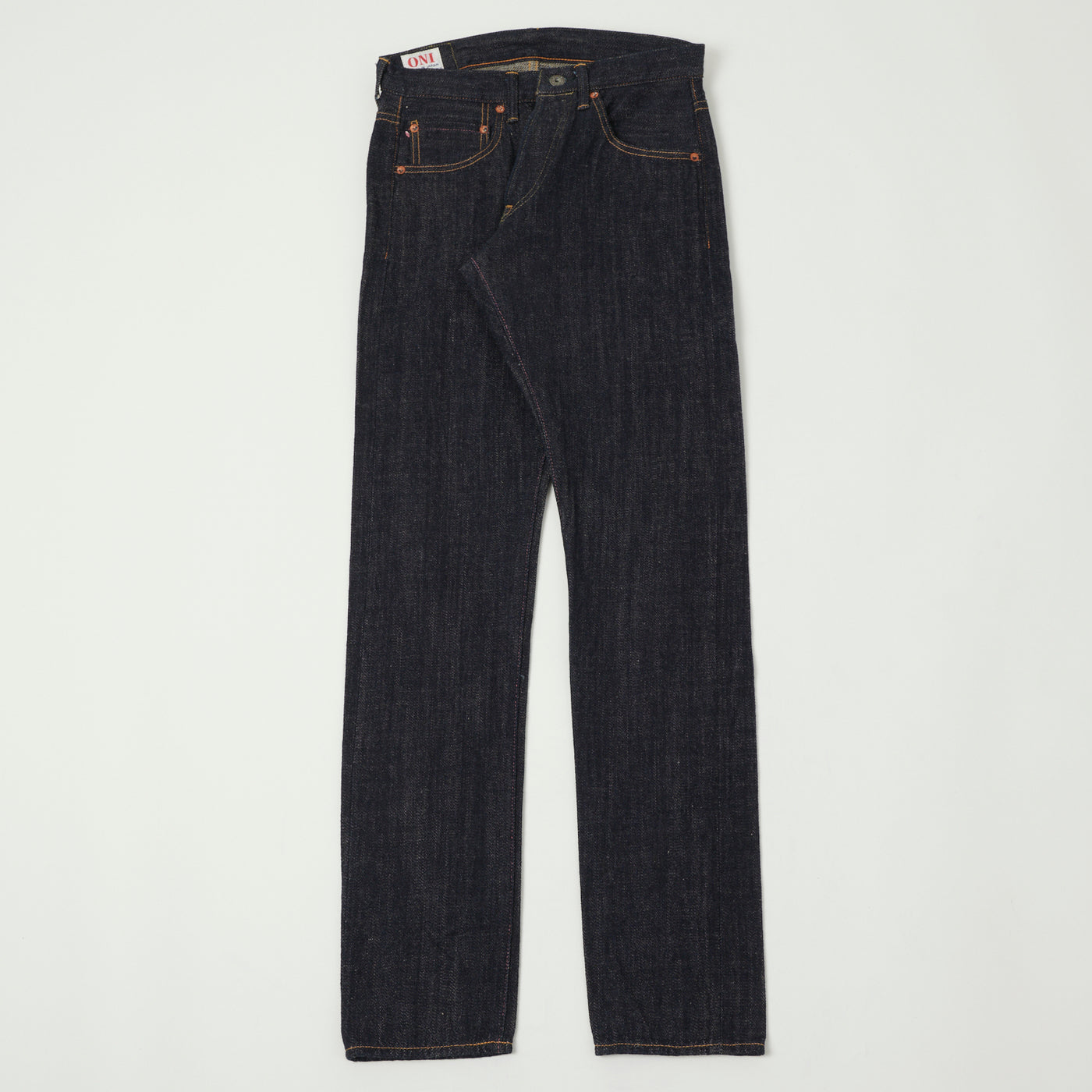 ONI Denim 689 Kiraku II 12oz Natural Indigo Slim Tapered Jean - One Wash
