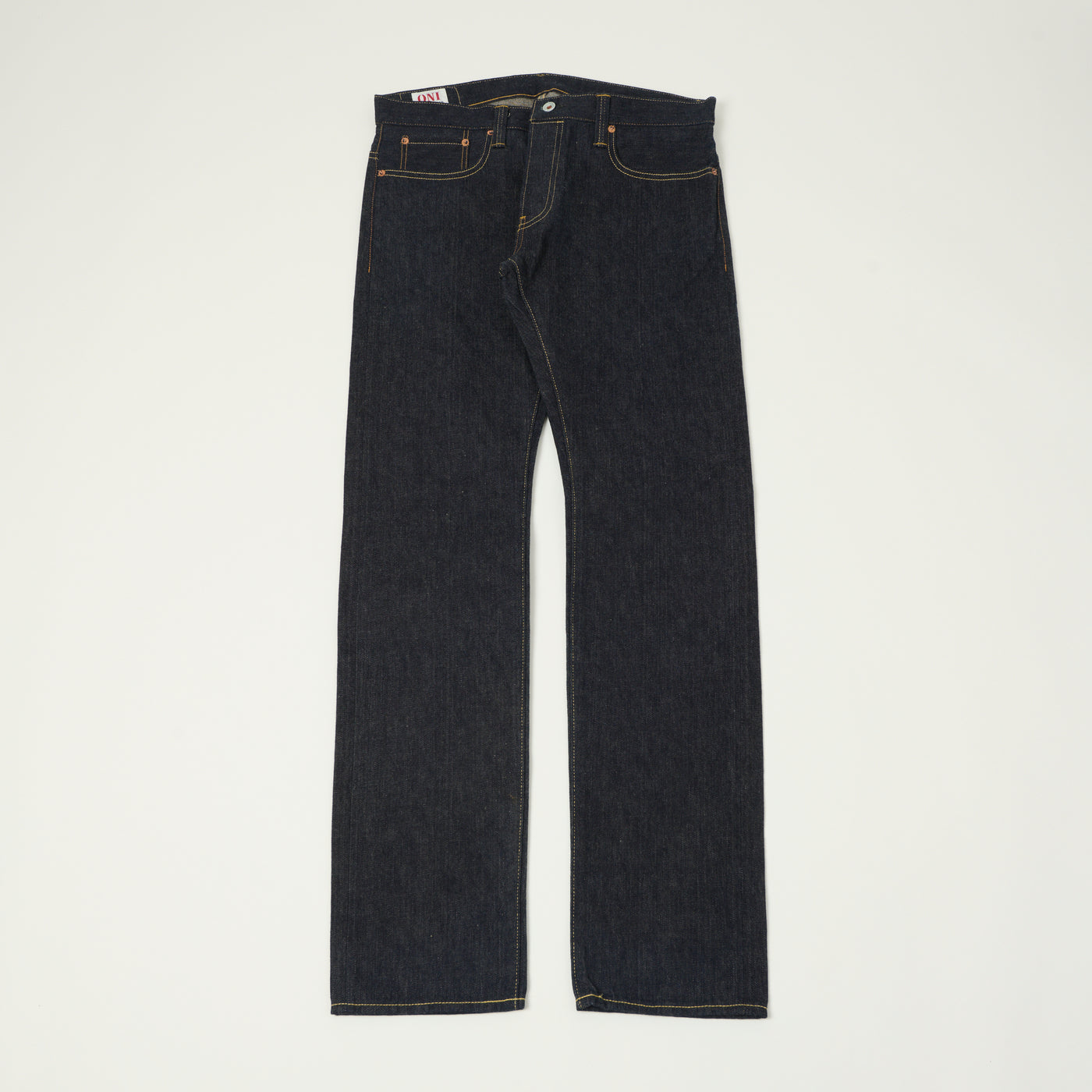 ONI Denim 707LWZR 12.5oz Natural Indigo Low Tension Slim Straight Jean - Raw