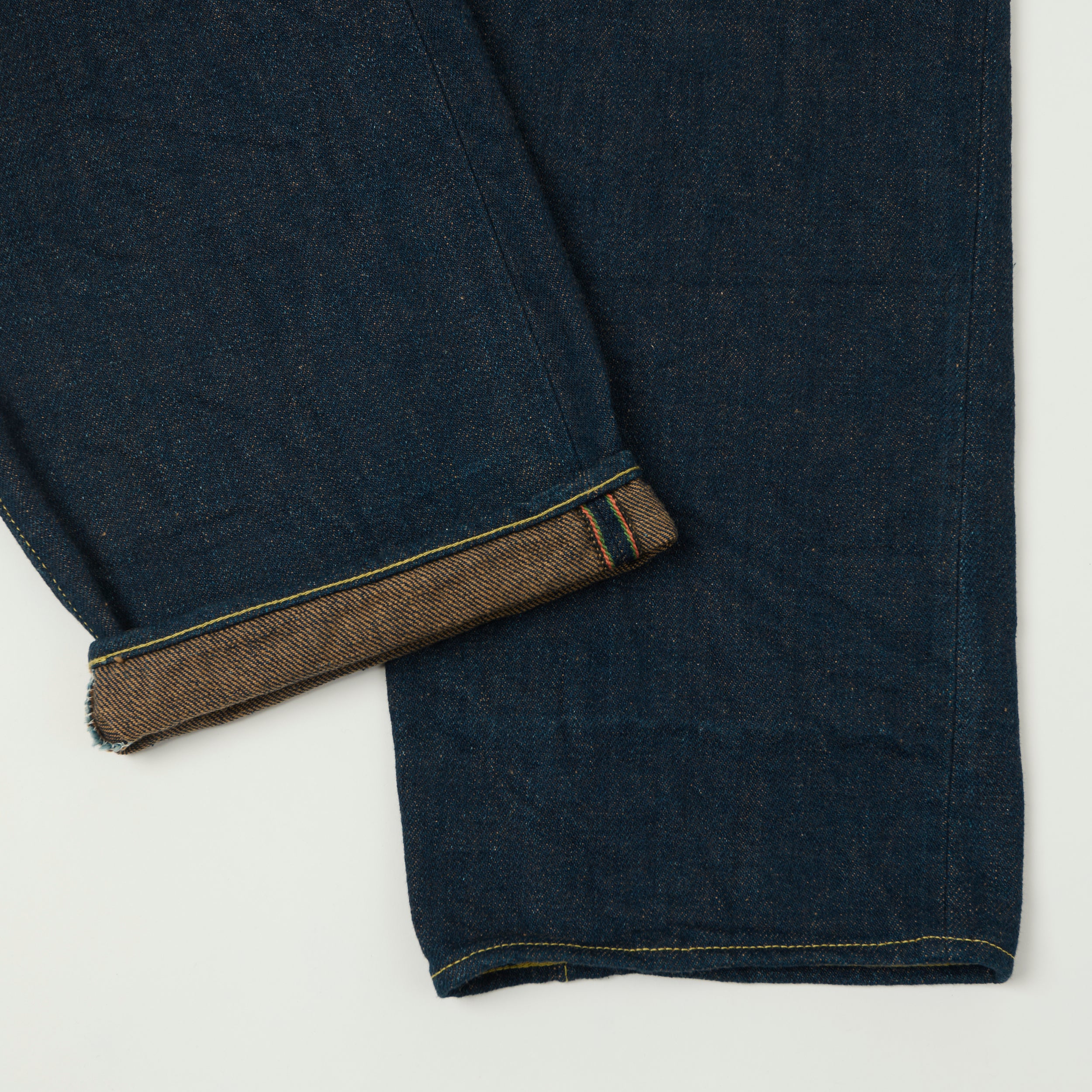 ONI Denim 822ZR-LBR 20oz Brown Weft 'Secret Denim' Extra Wide Tapered Jean - One Wash