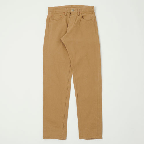 ONI Denim 882LW-BE 12oz Super Slab Messenger Regular Tapered Jean - Beige One Wash