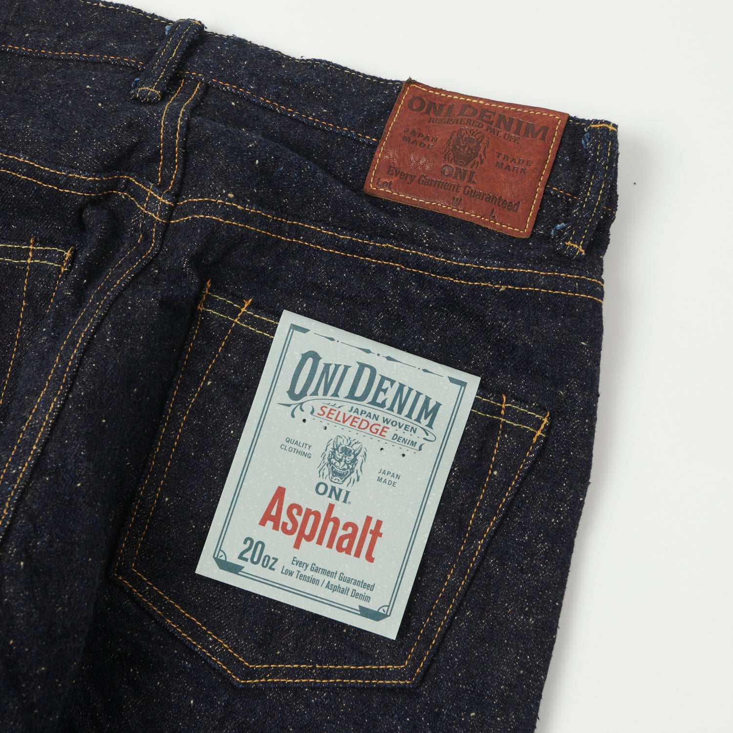 ONI Denim 902 'Asphalt' 20oz Regular Tapered Jean - One Wash