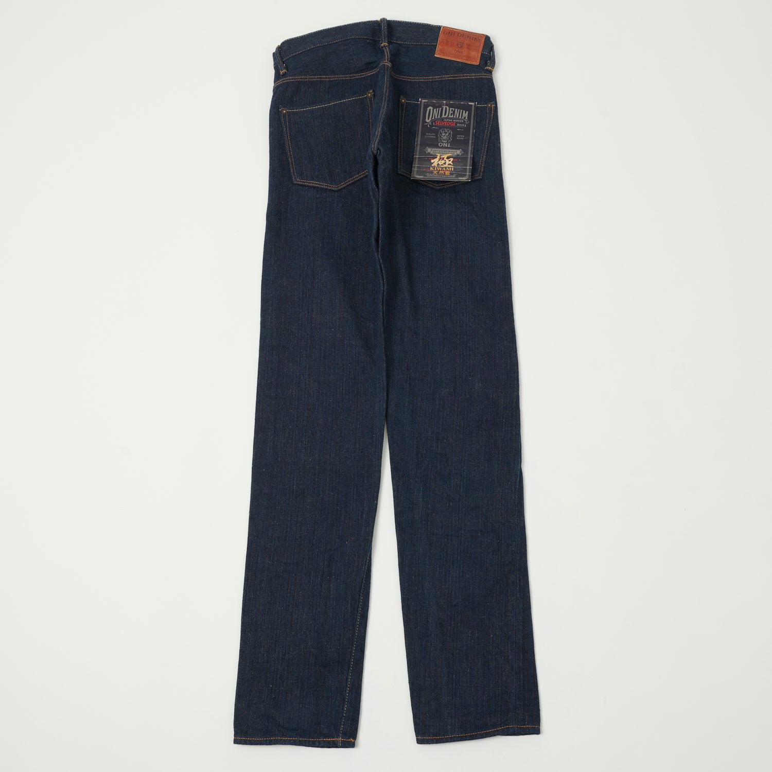 ONI Denim 920 'Kiwami' Semi Hand Made 16oz Natural Indigo Slim Tapered Jean - One Wash