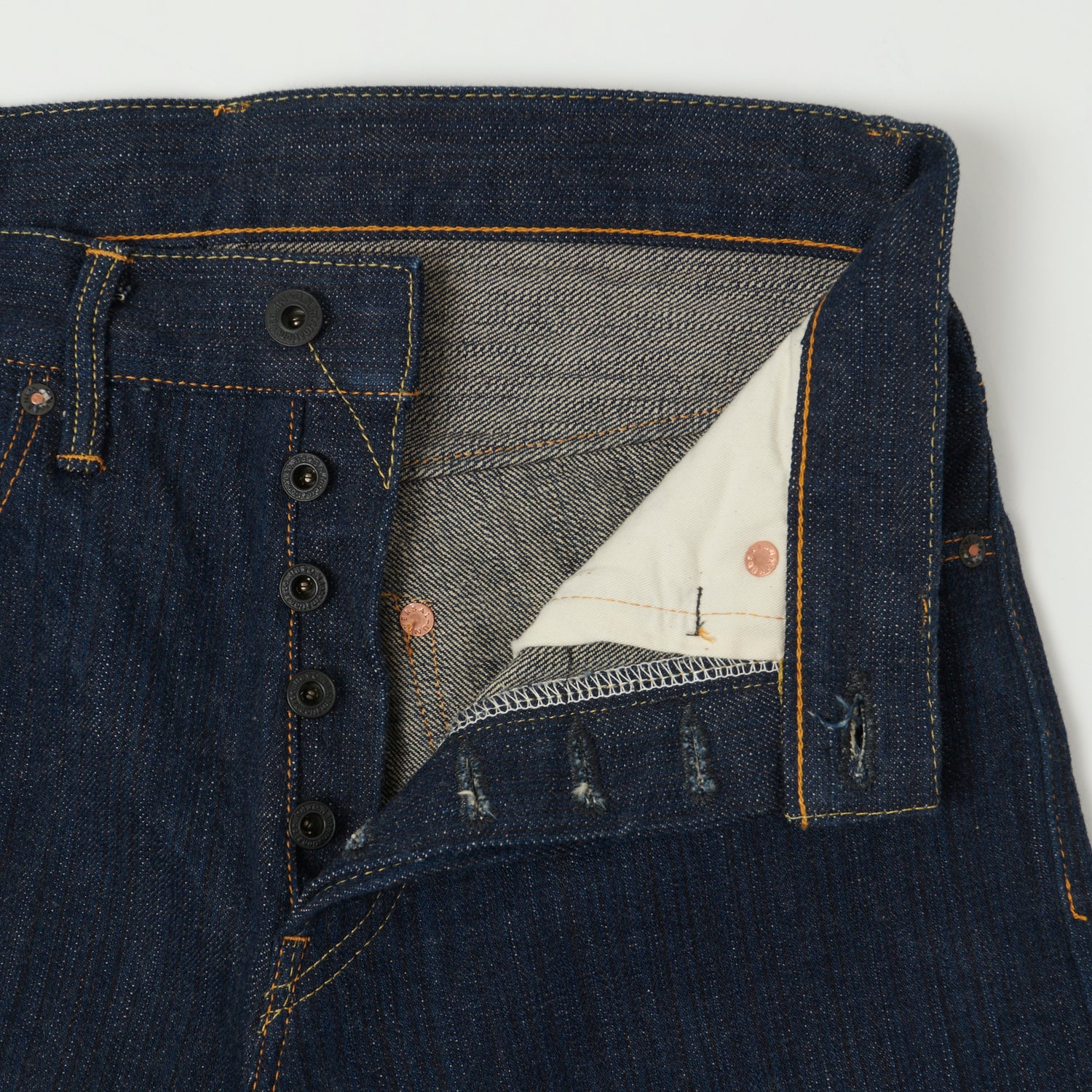 ONI Denim 920 'Kiwami' Semi Hand Made 16oz Natural Indigo Slim Tapered Jean - One Wash