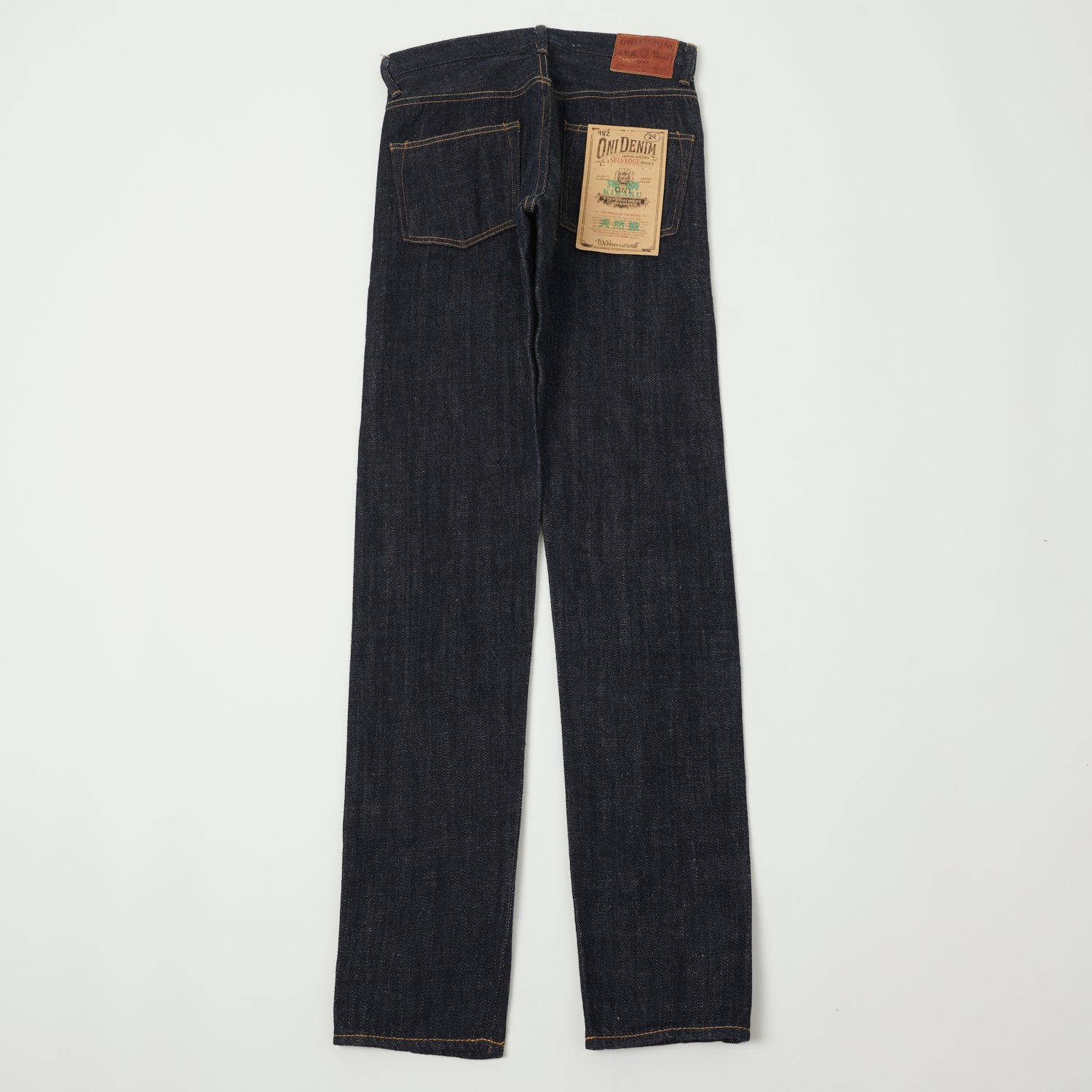 ONI 982 Kiraku 12oz Natural Indigo Regular Tapered Jean - One Wash