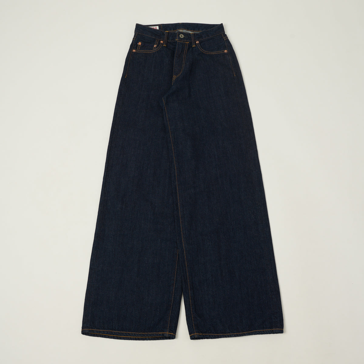 ONI Denim L722-12 Ladies 12oz Extra Wide Straight jean - One Wash