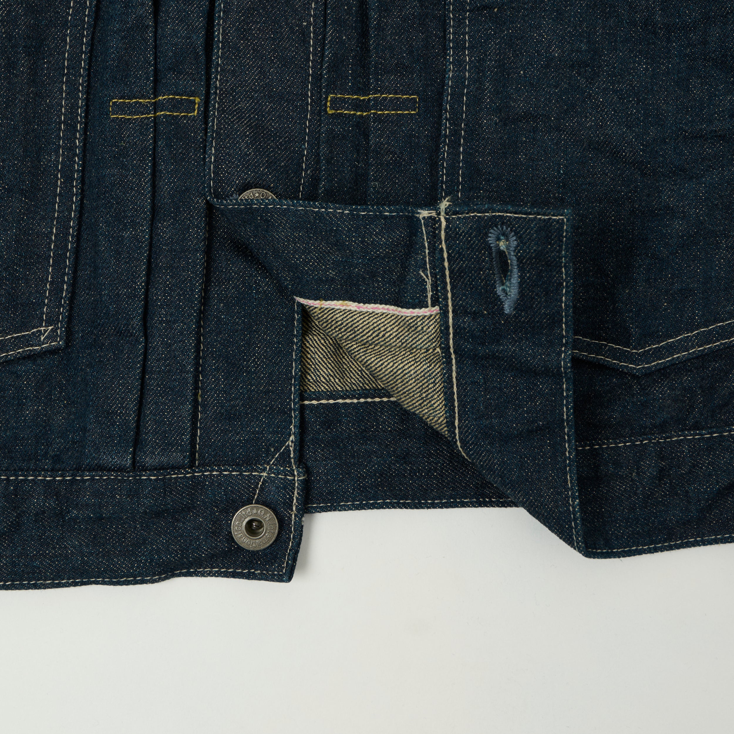 ONI Denim 03517 Ishikawadai 15oz 'Early Model' Type II Denim Jacket - One Wash