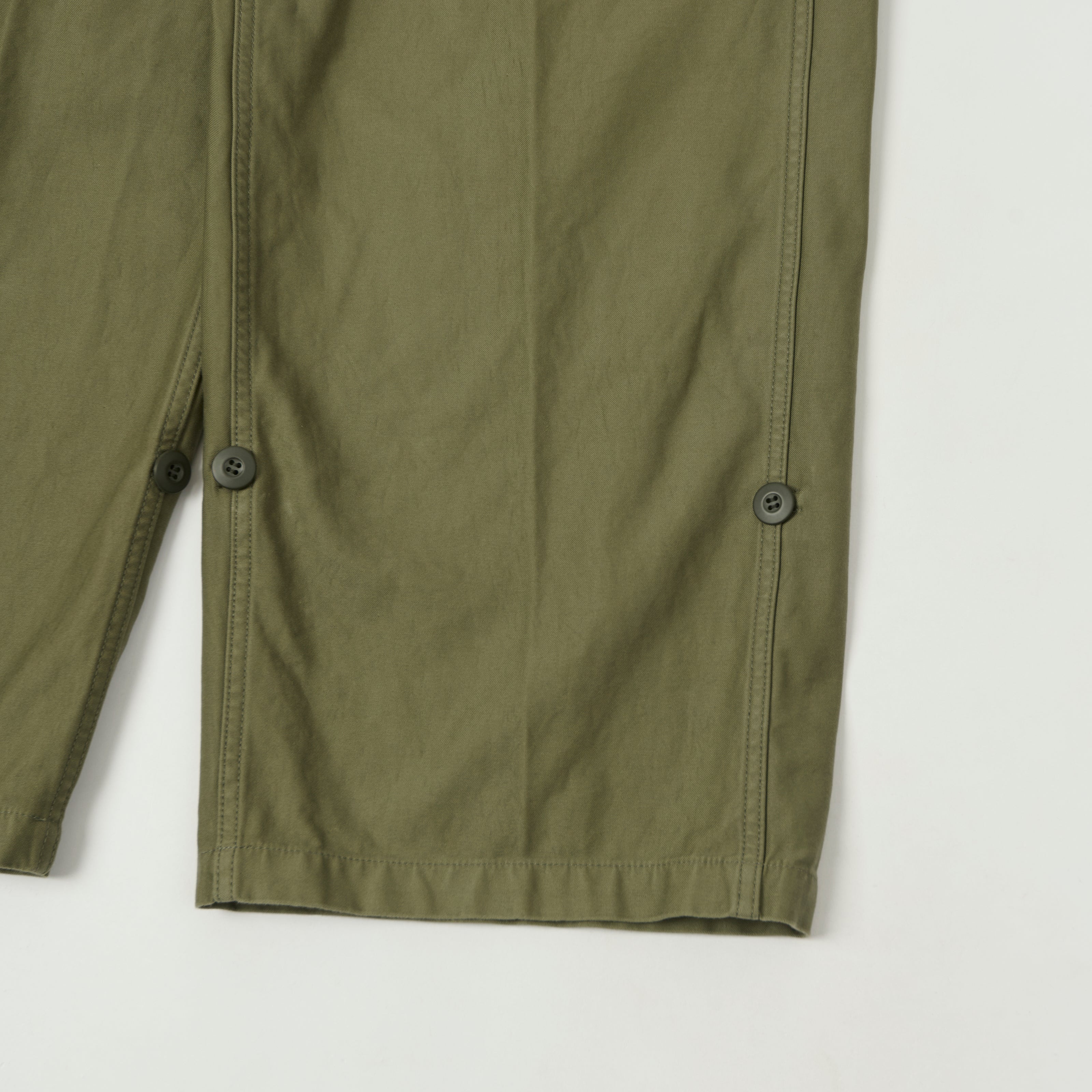 orSlow Sateen Cargo Pants - Army Green
