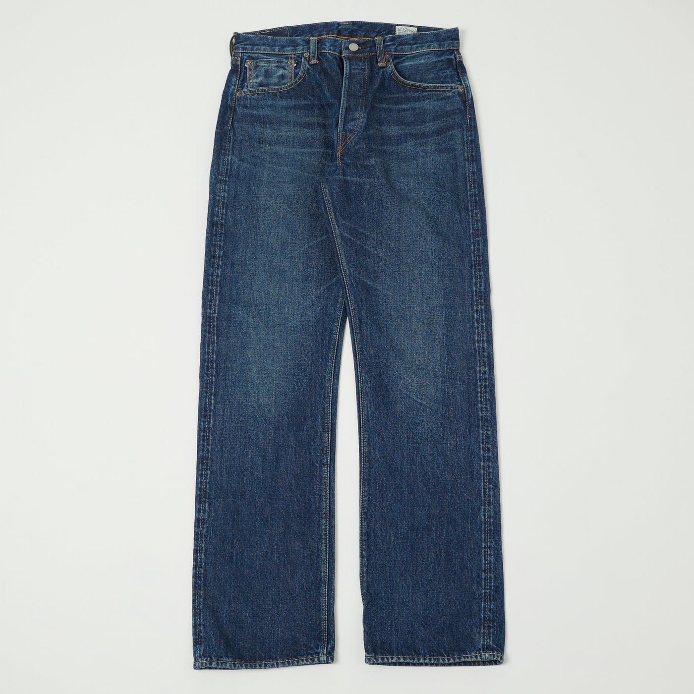 orSlow 105 13.5oz Regular Straight Jean - Two Year Wash