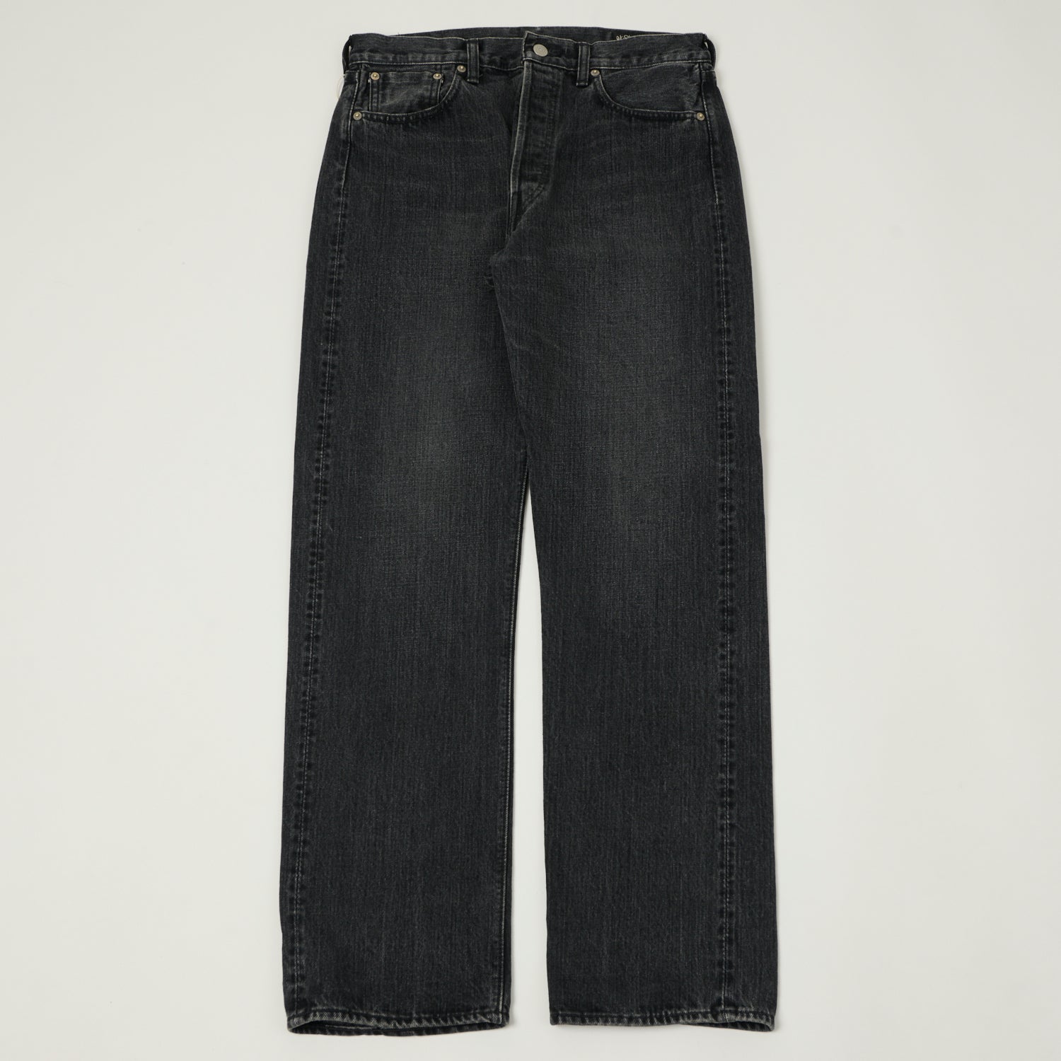 orSlow 105 13.5oz Regular Straight Jean - Black Stonewash