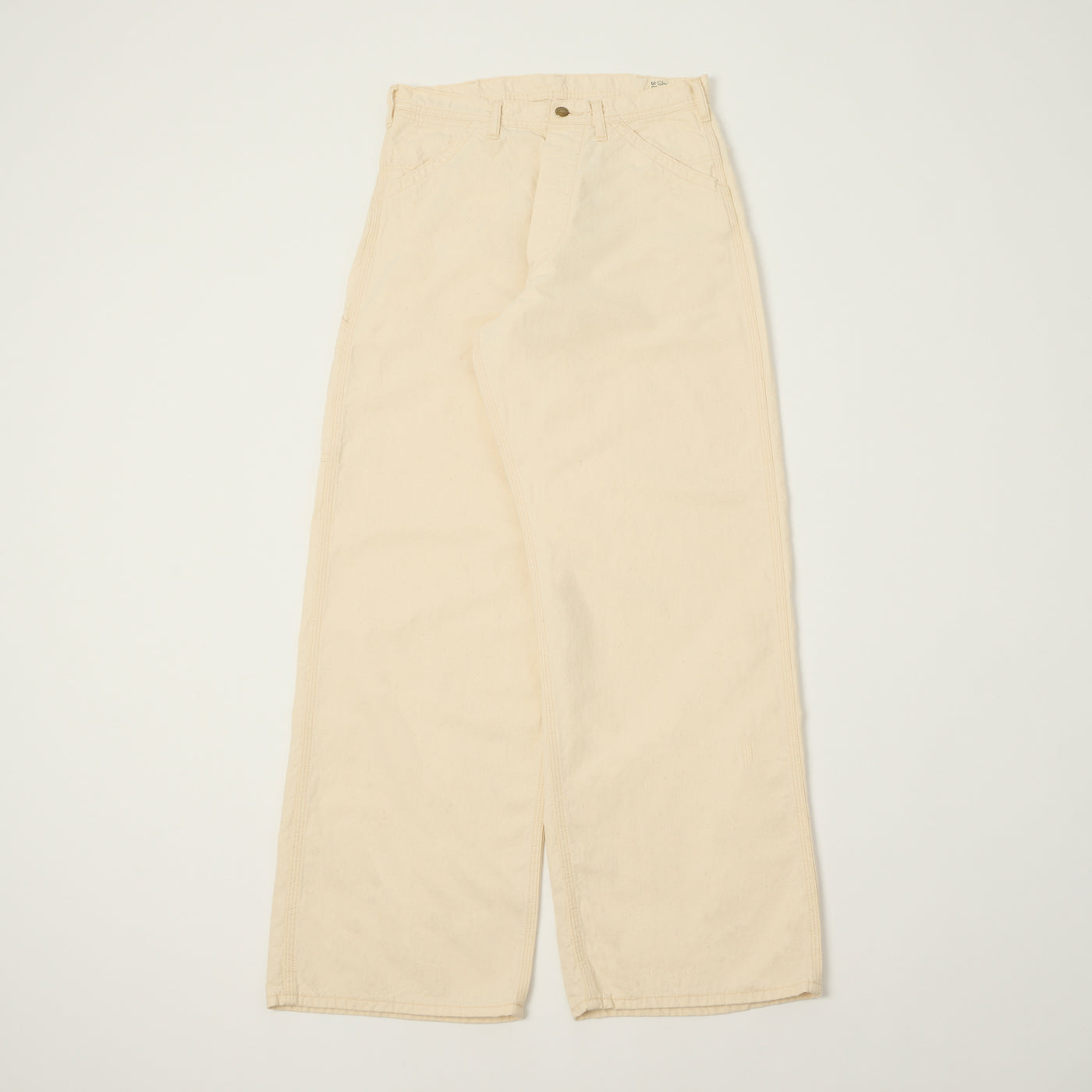 orSlow 1930s Denim Painter Pants - Ecru