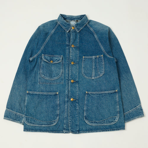orSlow 1950s Denim Coverall - Used Wash