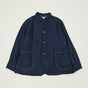 orSlow Linen Denim Chore Jacket - One Wash