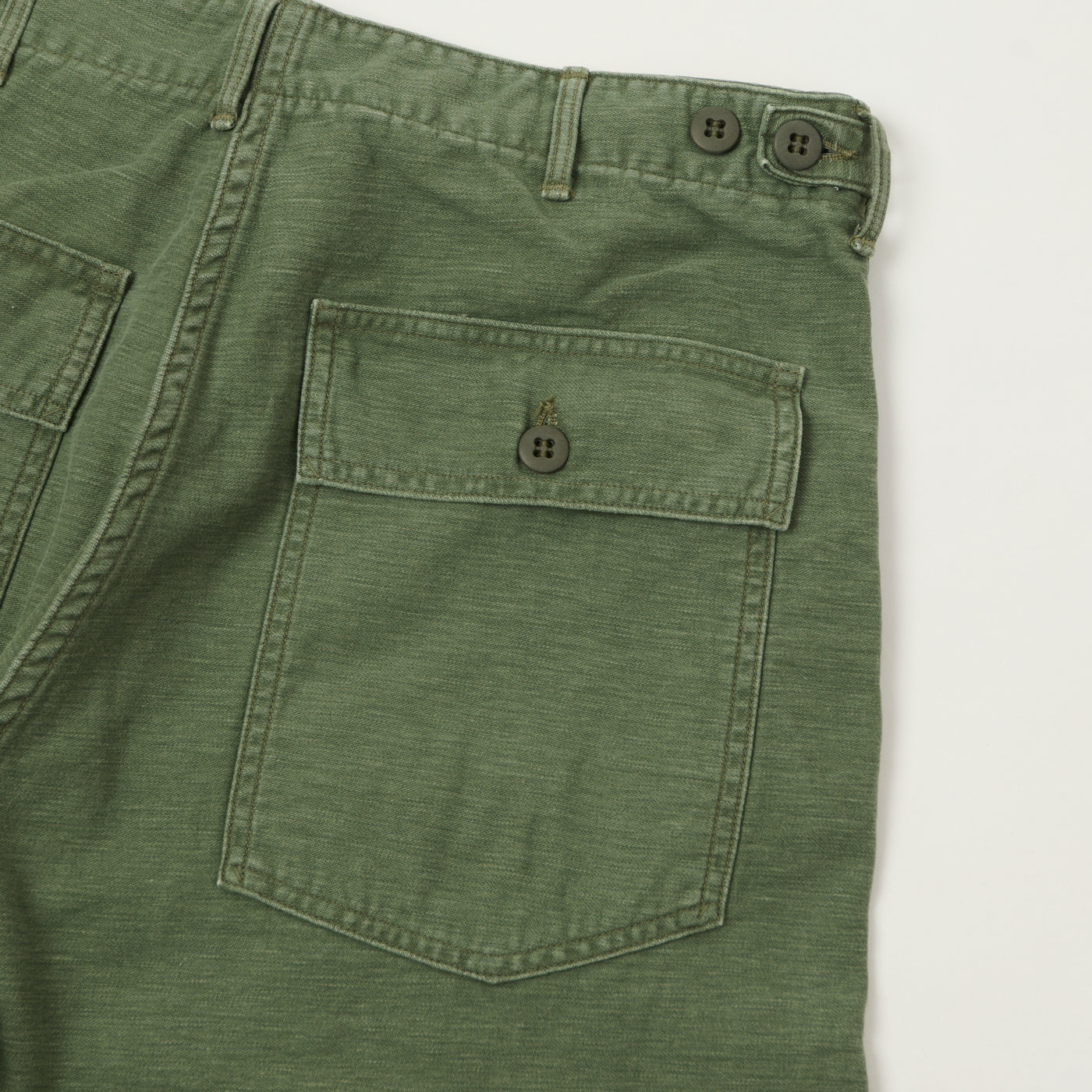 orSlow U.S. Army Fatigue Trousers - Green Used Wash