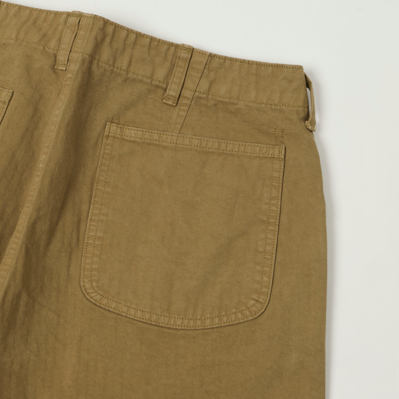 orSlow U.S.M.C. Herringbone Twill Utility Trouser - Khaki