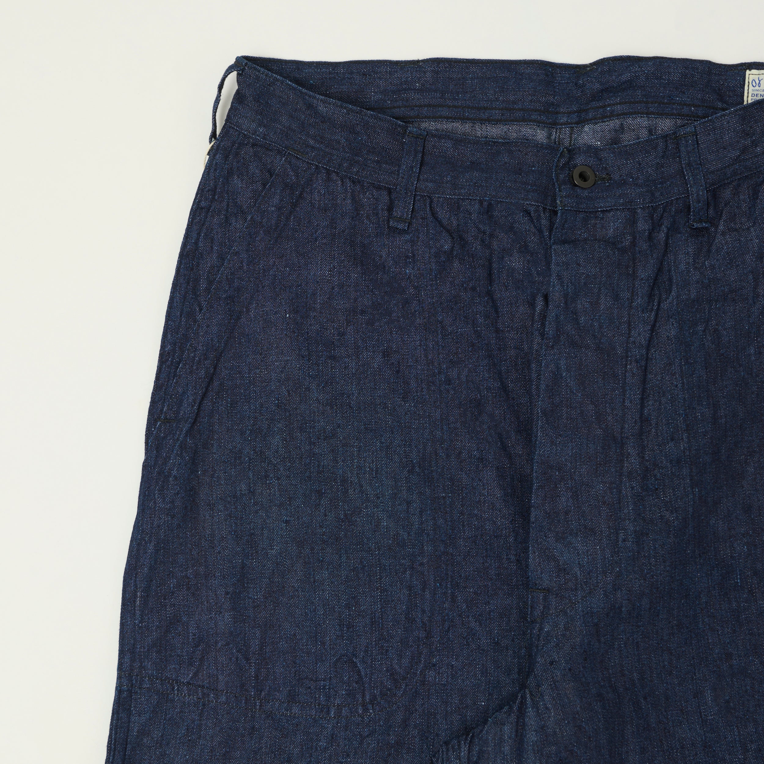 orSlow U.S. Navy Linen Denim Trousers - One Wash