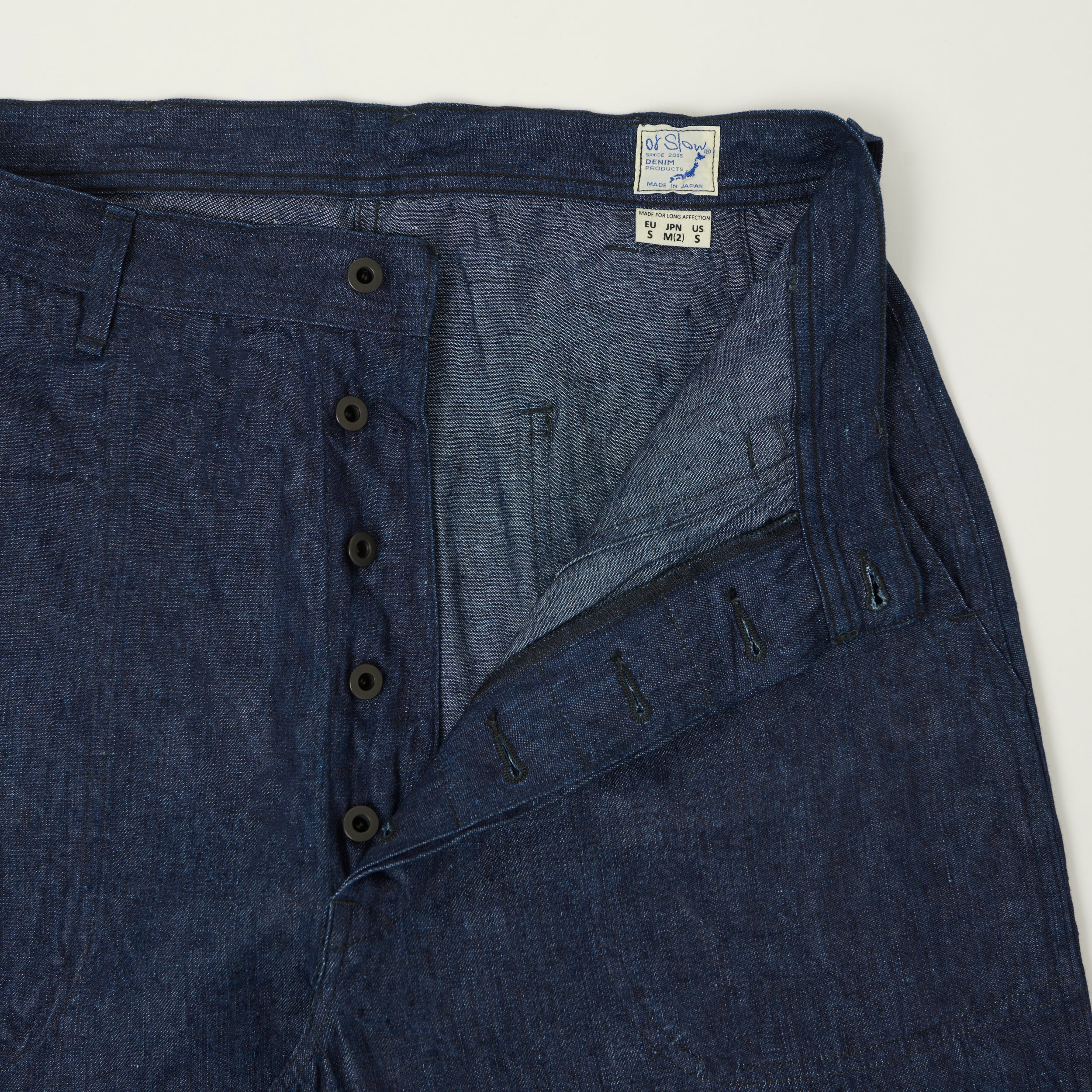 orSlow U.S. Navy Linen Denim Trousers - One Wash