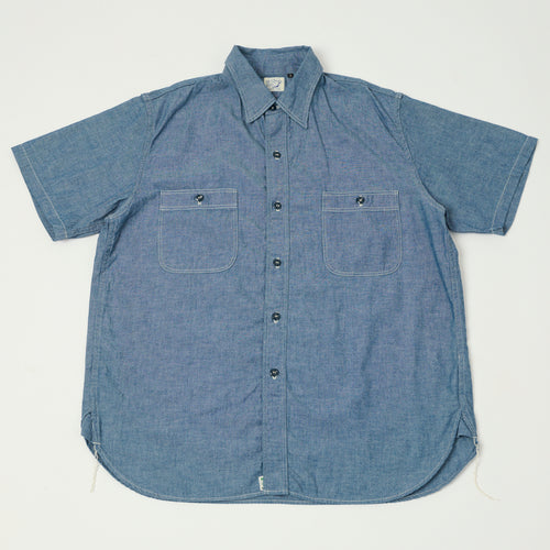 orSlow Vintage Fit Chambray Work Shirt - Indigo