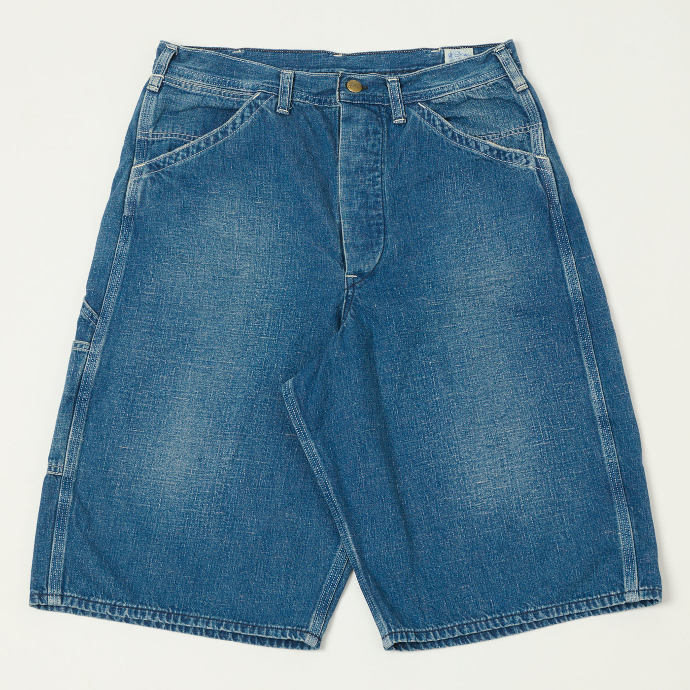 orSlow 1940s Denim Painter Shorts - One Wash