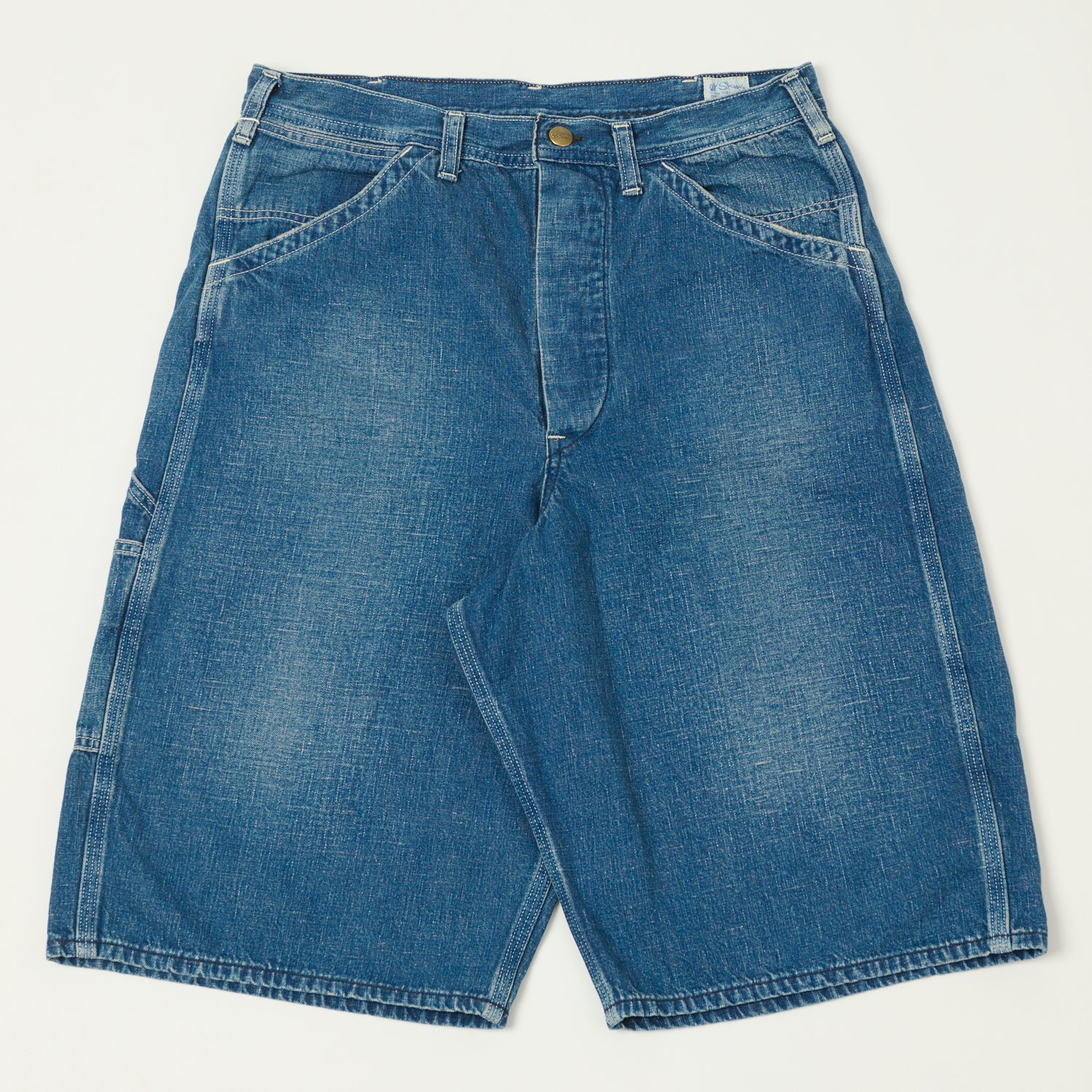 orSlow 1940s Denim Painter Shorts - One Wash