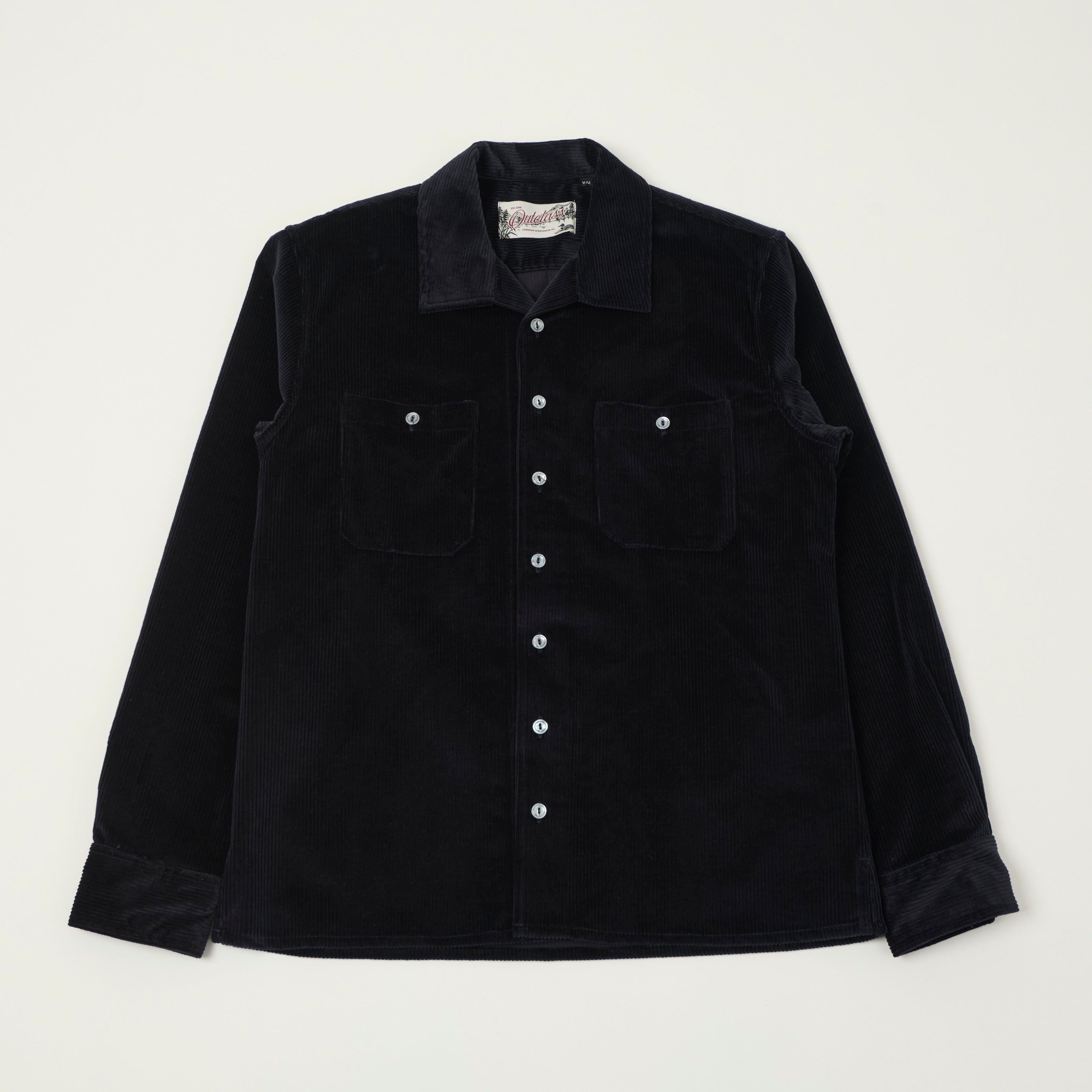 Outclass Corduroy Club Shirt - Navy