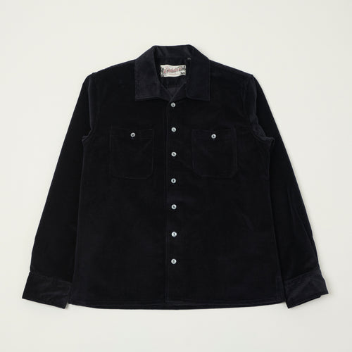 Outclass Corduroy Club Shirt - Navy