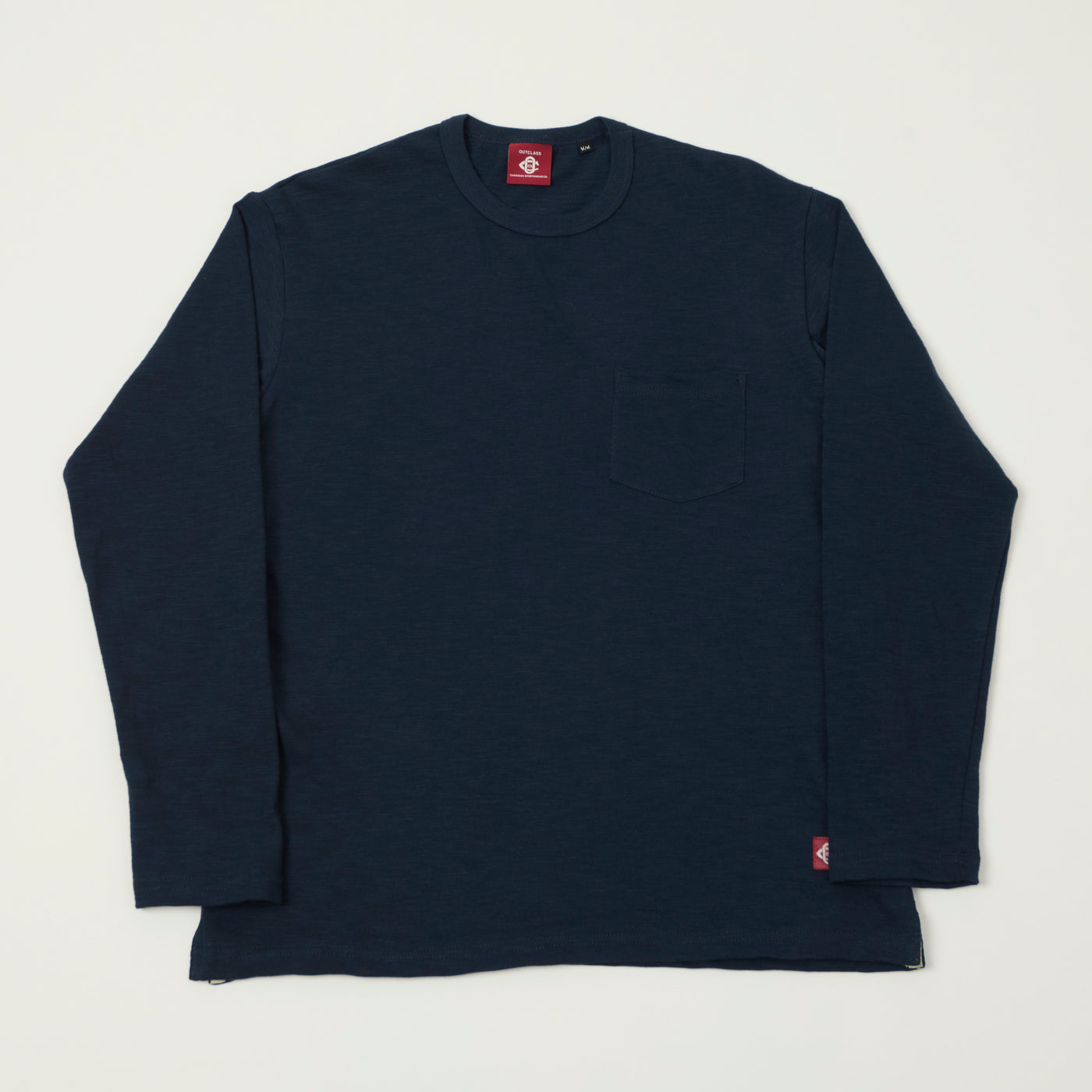 Outclass Double Slub Pocket T-Shirt - Navy