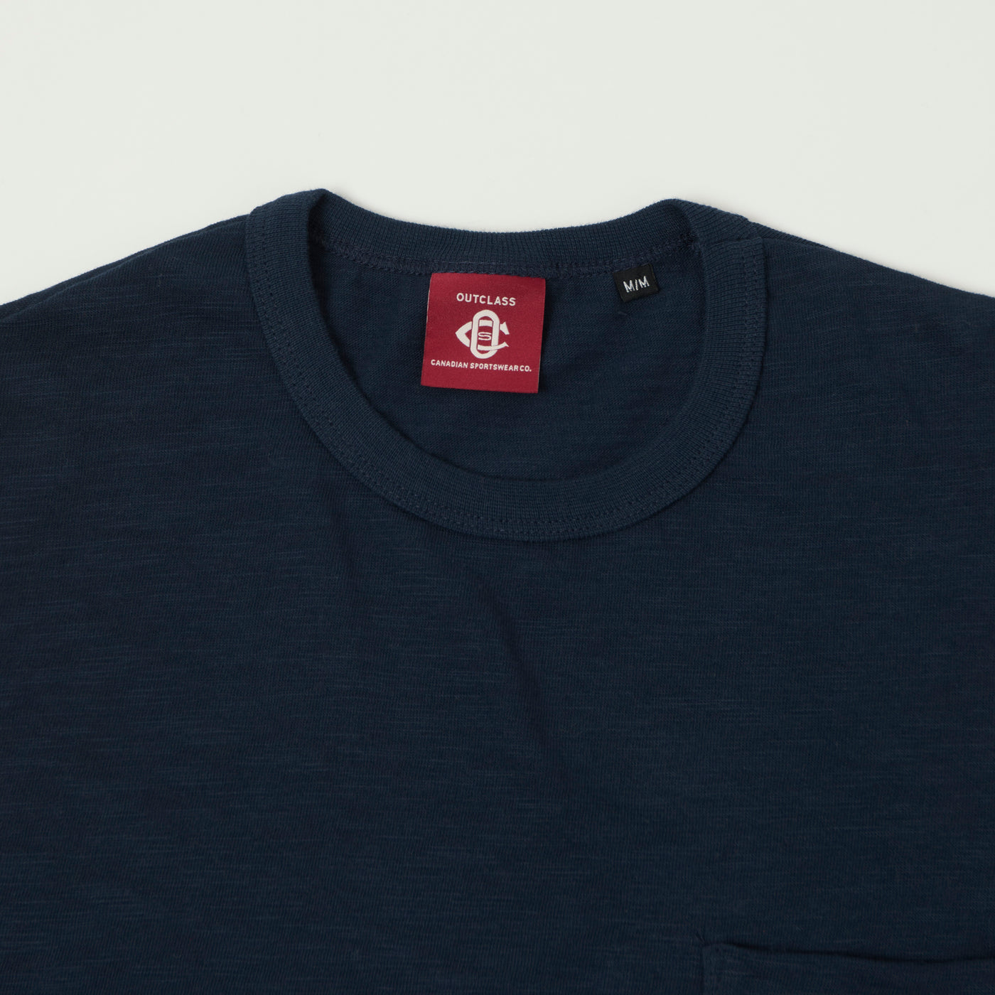 Outclass Double Slub Pocket T-Shirt - Navy