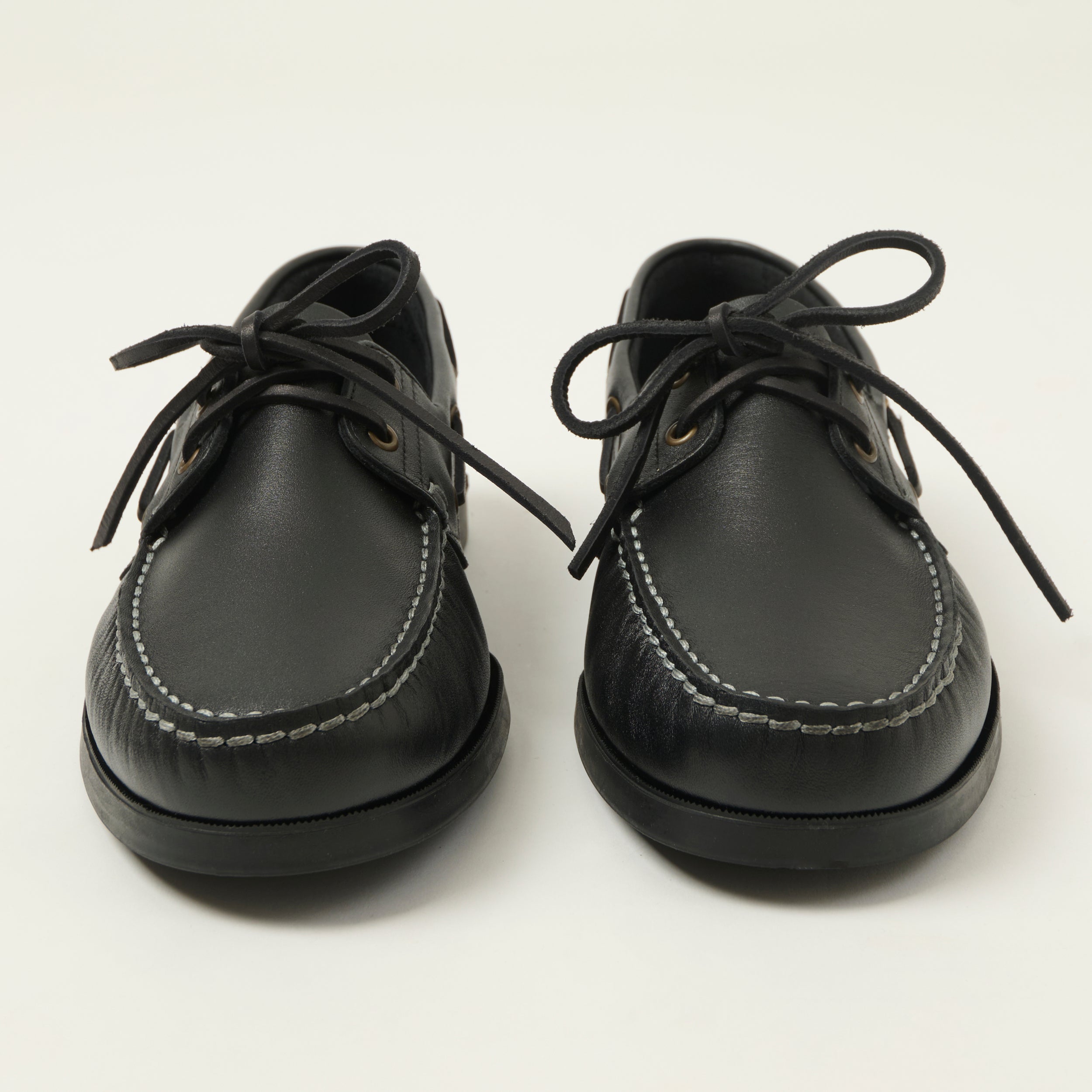 Paraboot Barth Marine Boat Shoe - Lis Noir