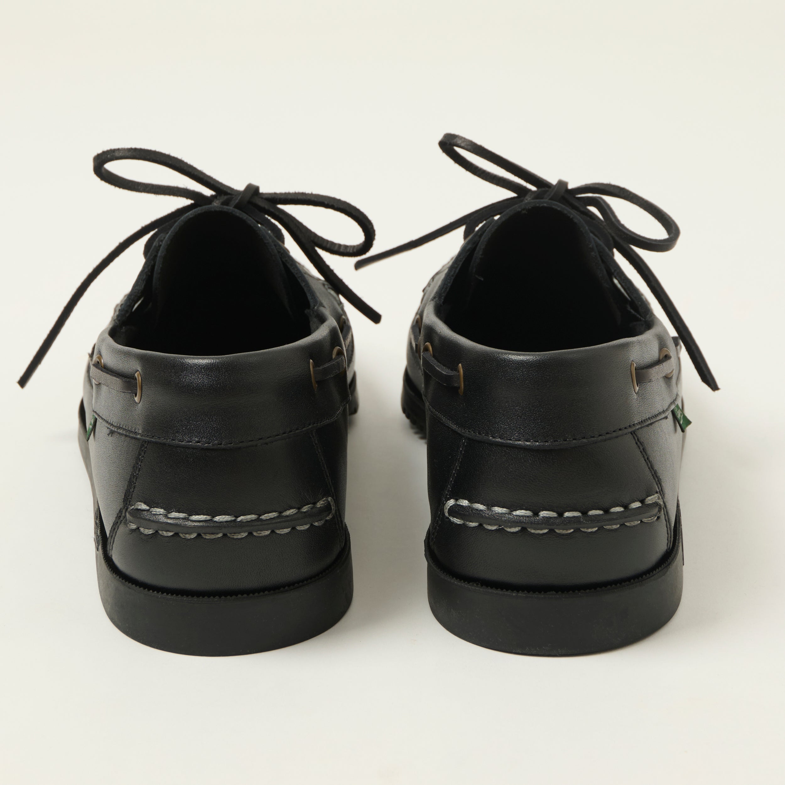 Paraboot Barth Marine Boat Shoe - Lis Noir