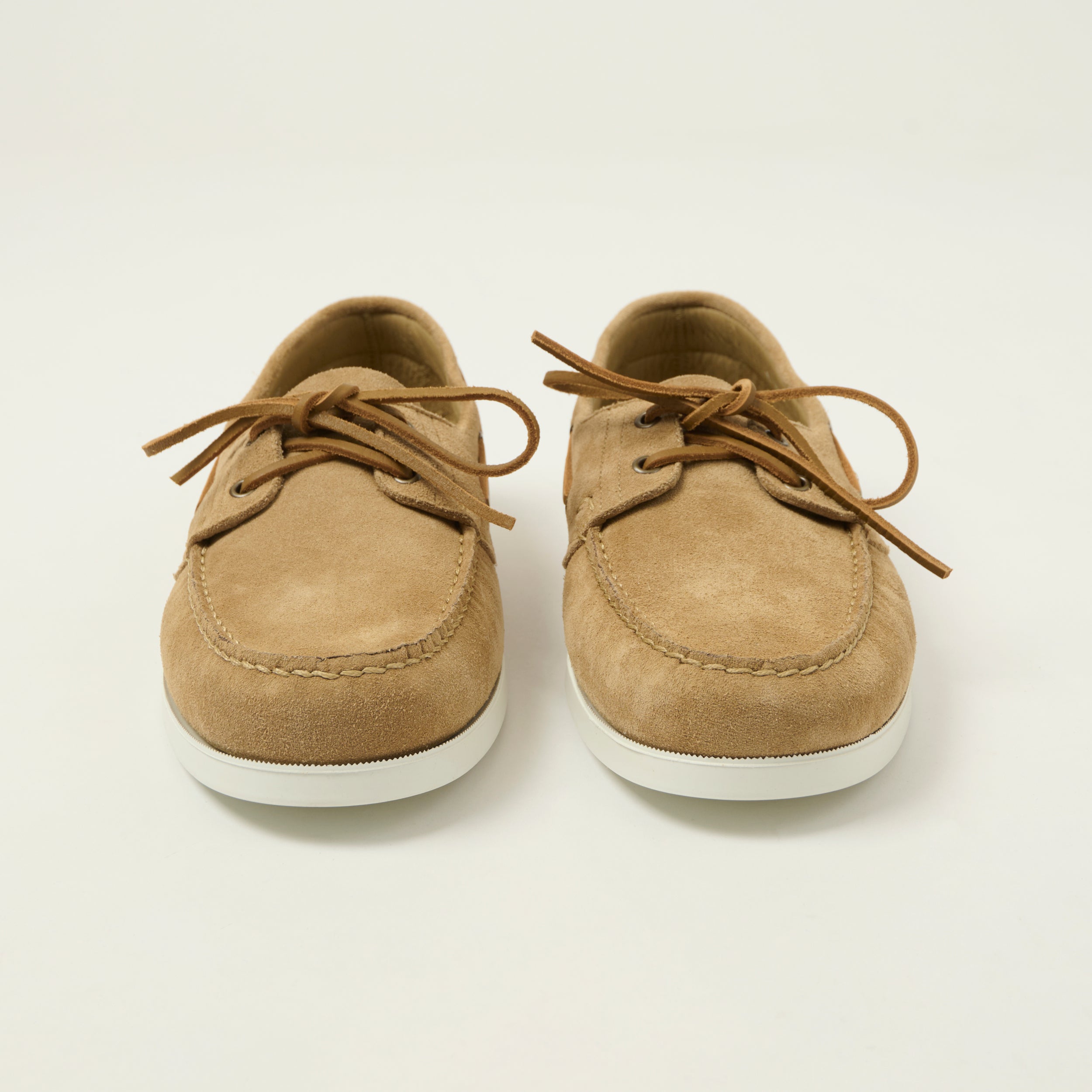 Paraboot Barth Marine Boat Shoe - Vel Beige