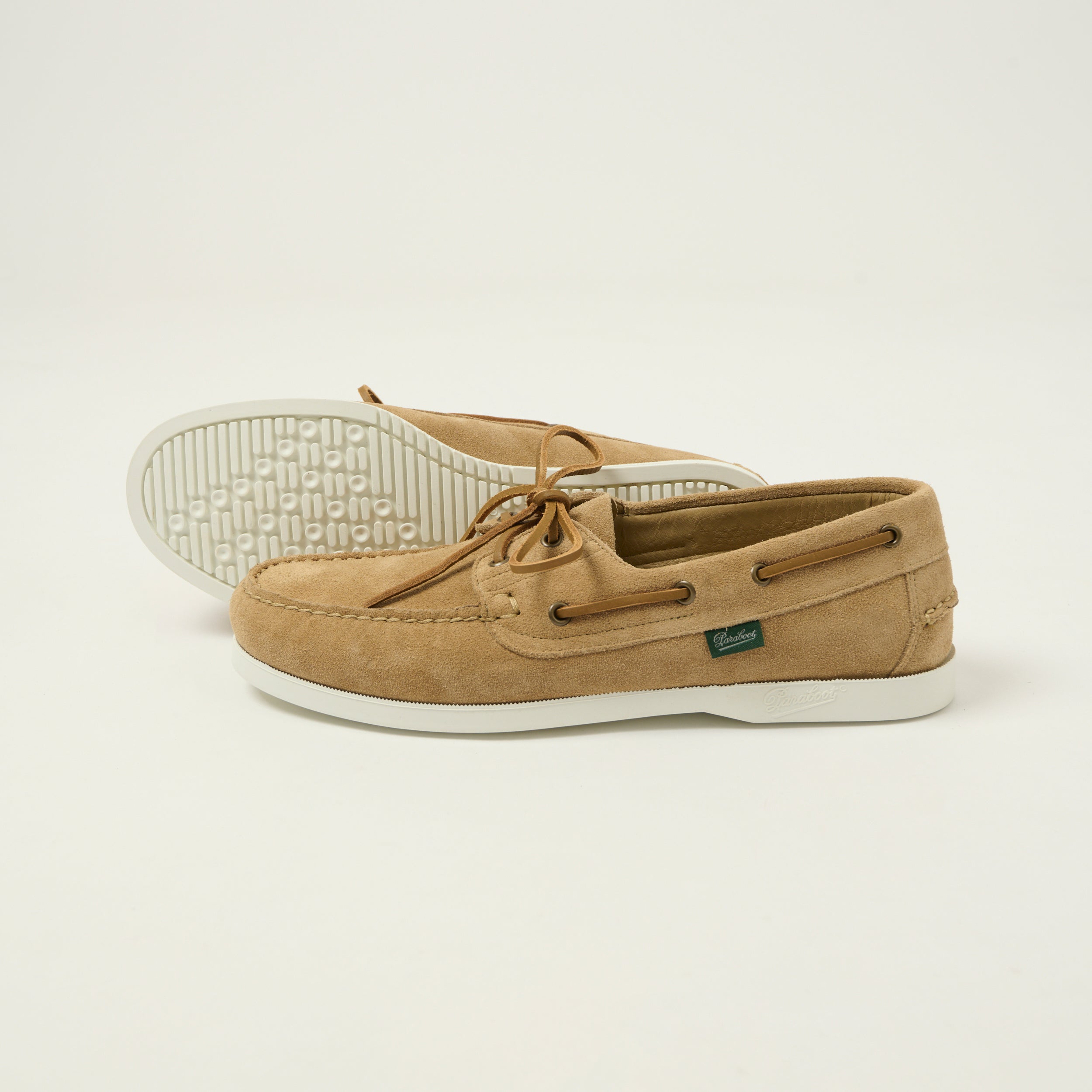 Paraboot Barth Marine Boat Shoe - Vel Beige
