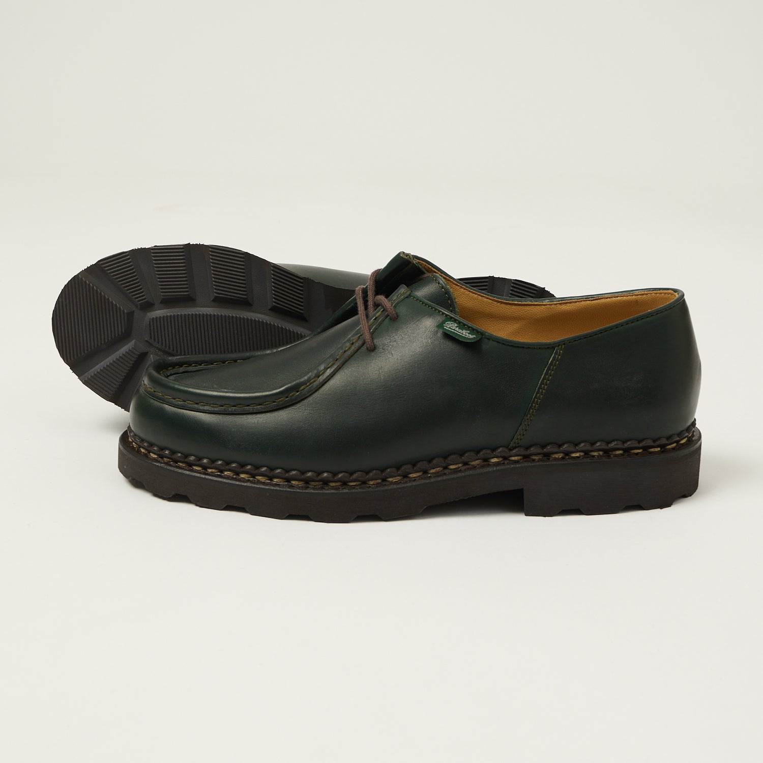 Paraboot Michael Marche Shoe - Green Lisse Vert