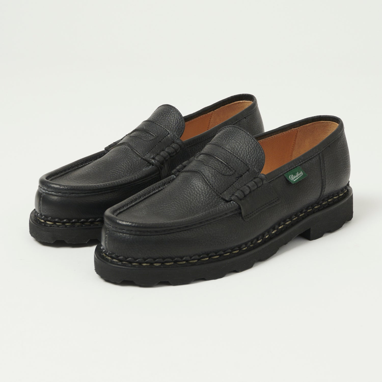 Paraboot Reims Marche Loafer - Black Grain Noir