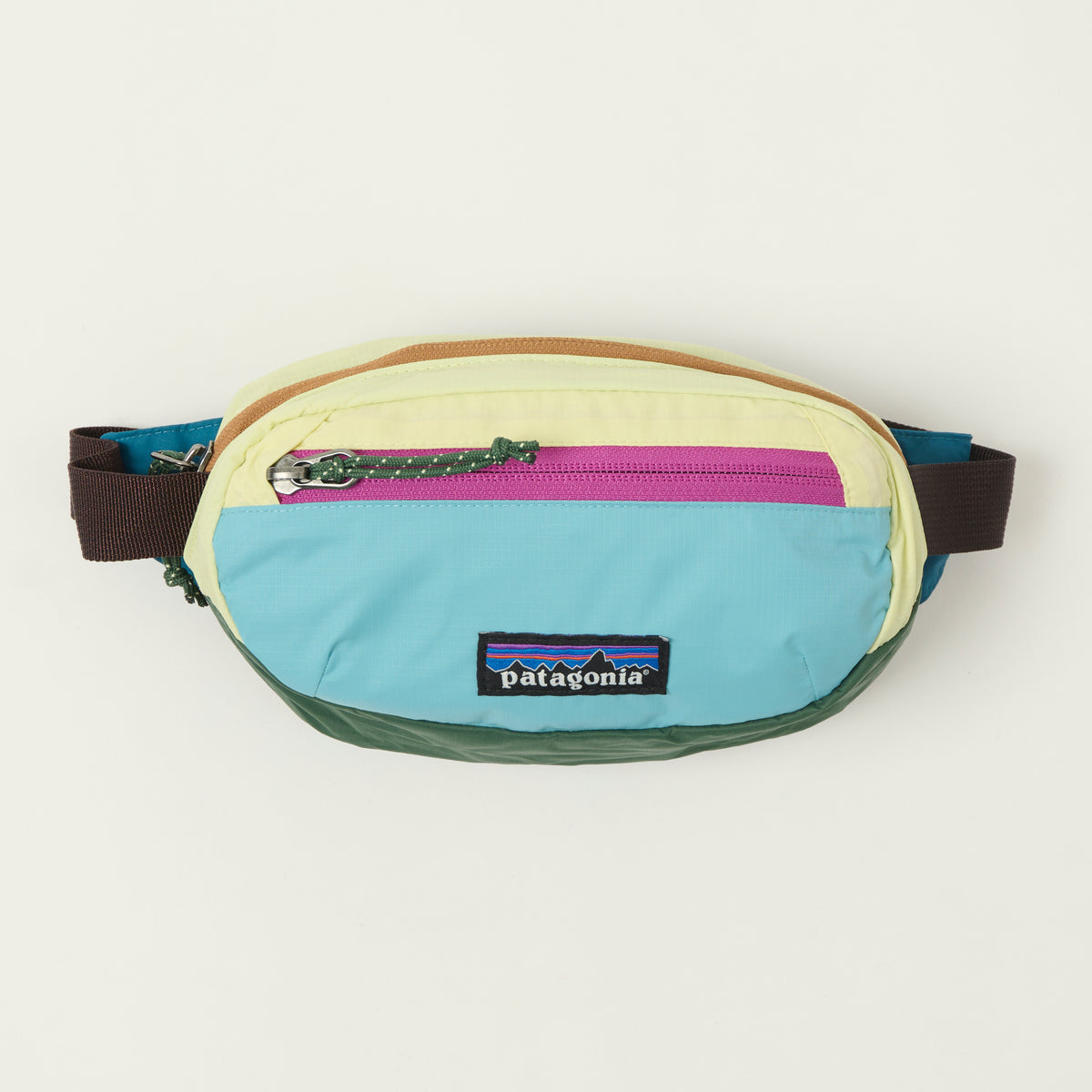 Patagonia 'Terravia' Mini Hip Pack - Patchwork/Snowmelt Blue