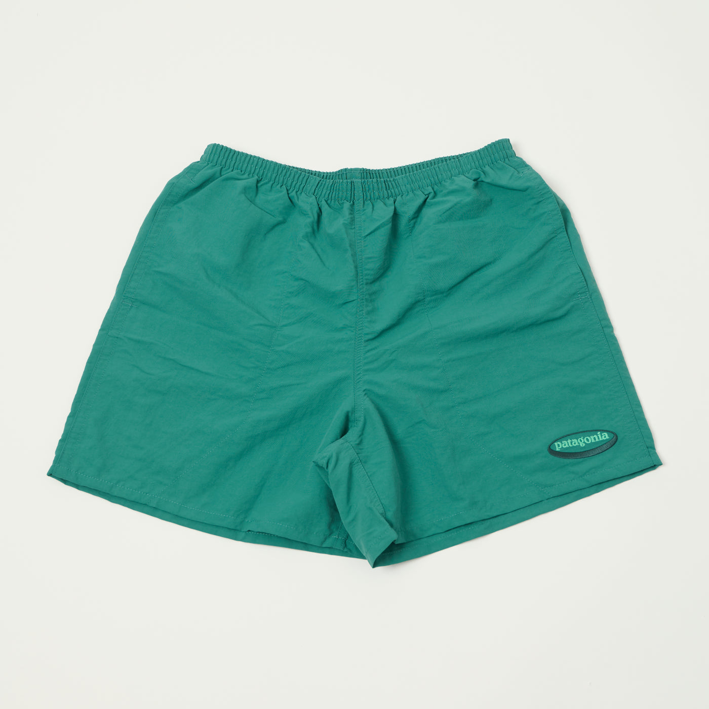 Patagonia '95 Oval Logo' 5-inch Baggies Shorts - Gem Green
